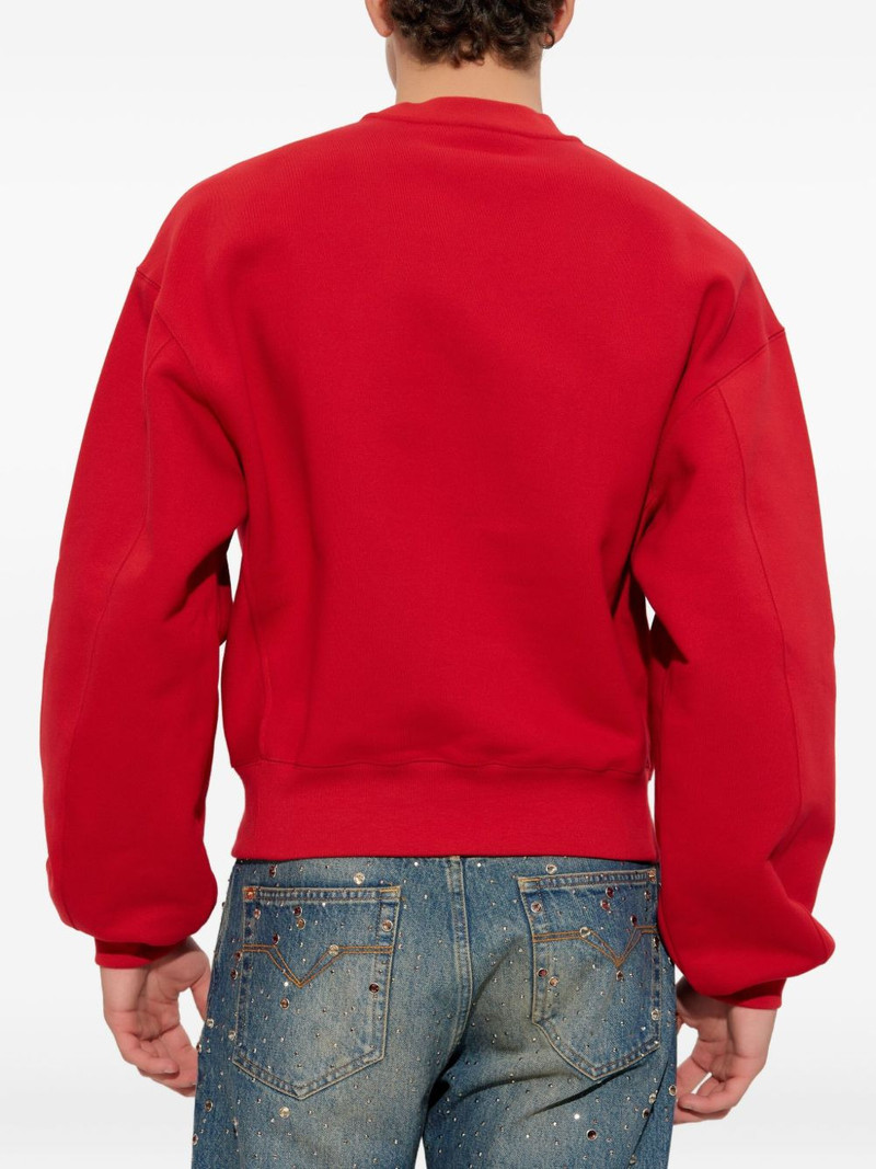 Medusa-appliqué sweatshirt 4