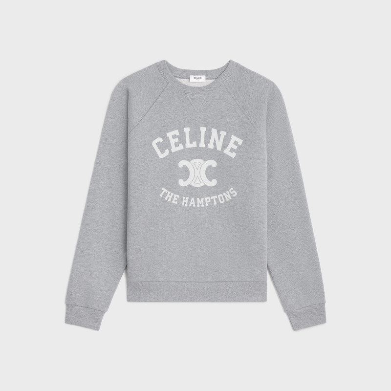 celine hamptons 70's sweatshirt in cotton fleece 1
