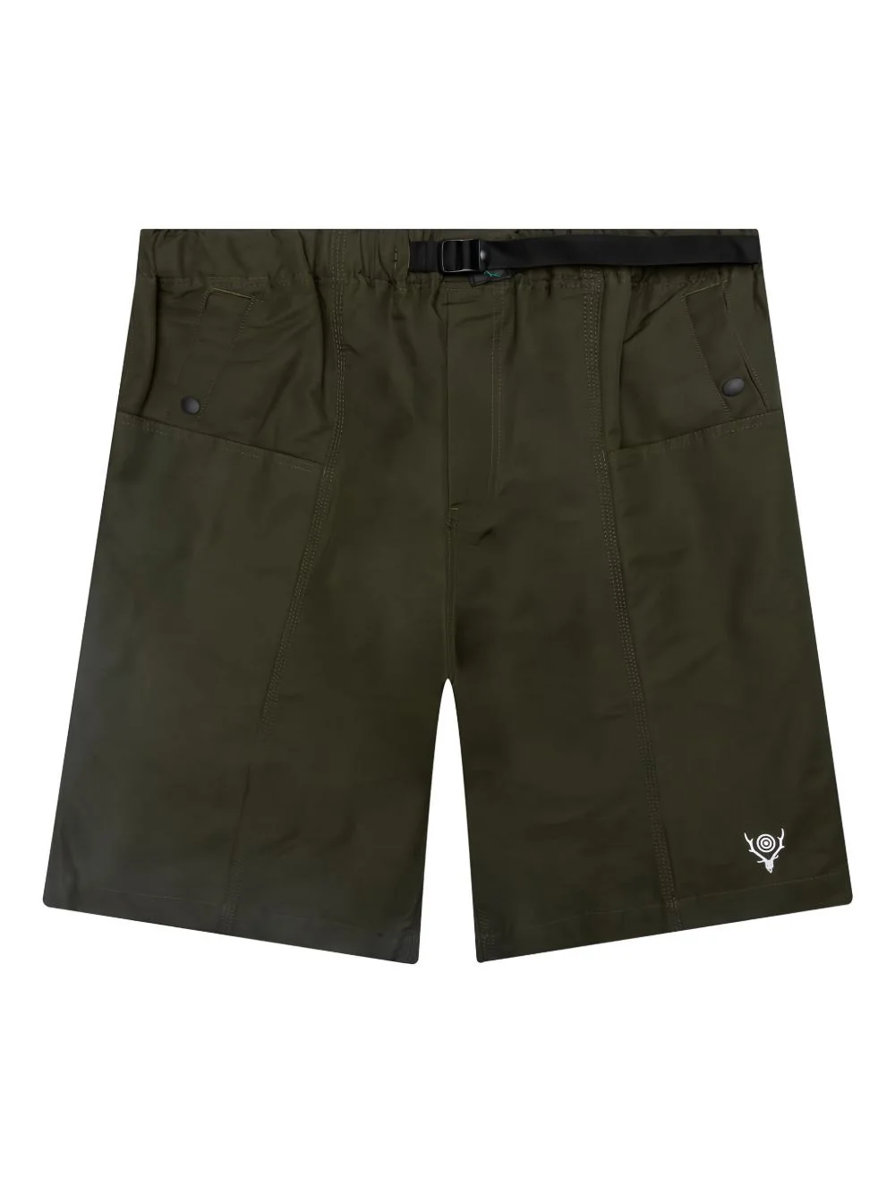 logo-detail cargo shorts - 1