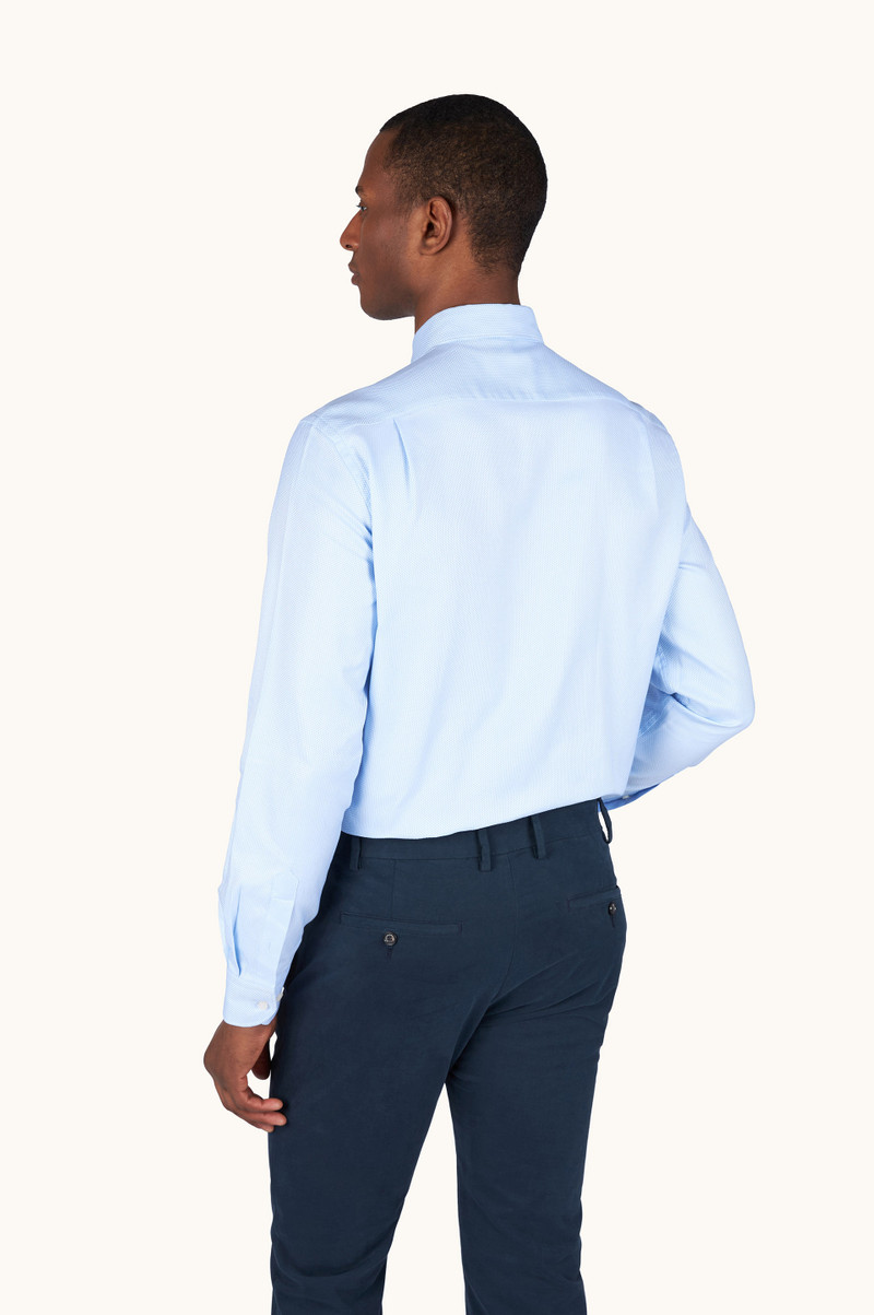 Paul & Shark SOFFIO COTTON SHIRT WITH DAMIER PATTERN outlook