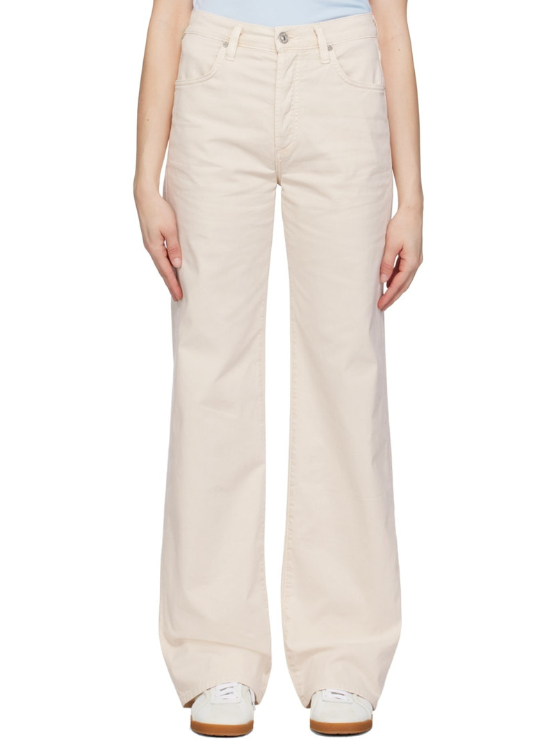 Beige Annina 33" Jeans - 1