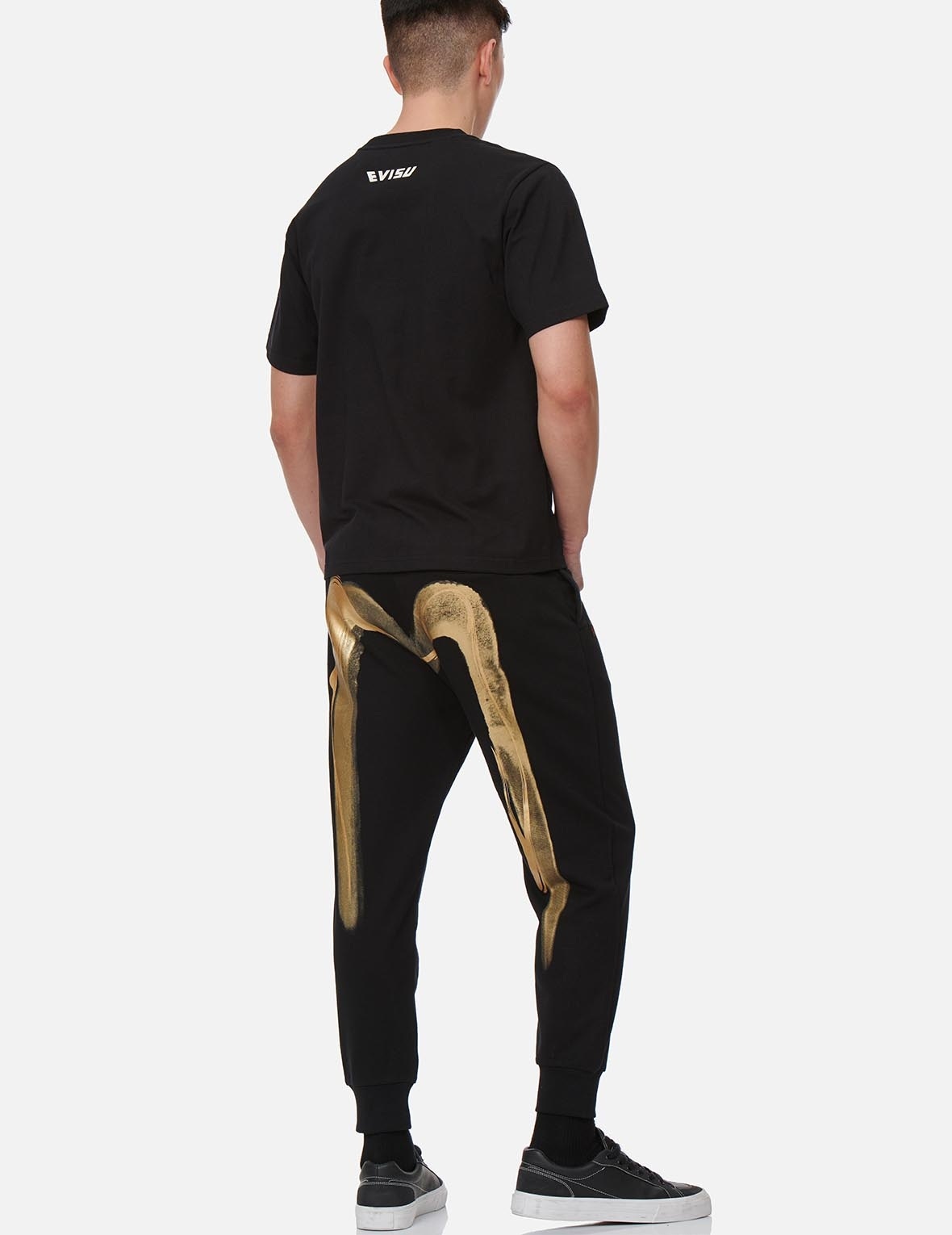 CALLIGRAPHY DAICOCK FOIL-PRINT SWEATPANTS - 5