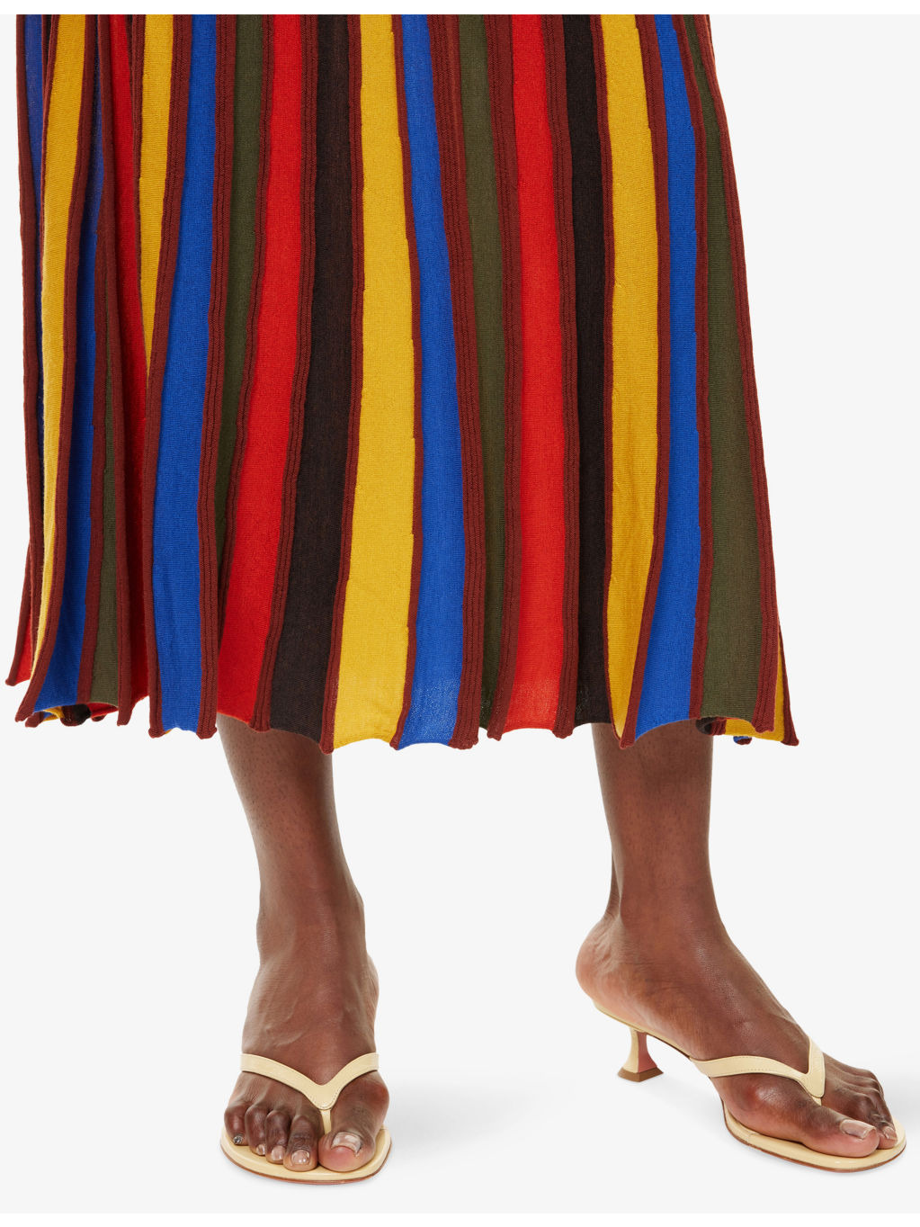Calypso Short-Sleeve Wool Knitted Maxi Dress - 6
