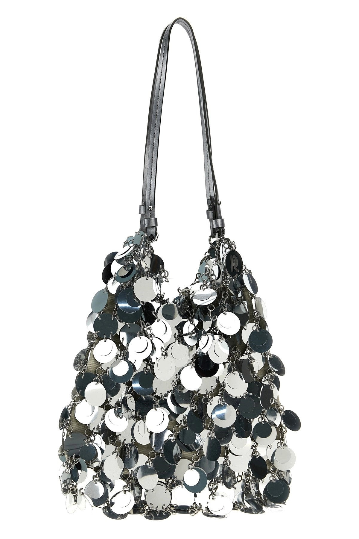 Rabanne Women 'Silver Sparkle Discs Large' Shoulder Bag - 3
