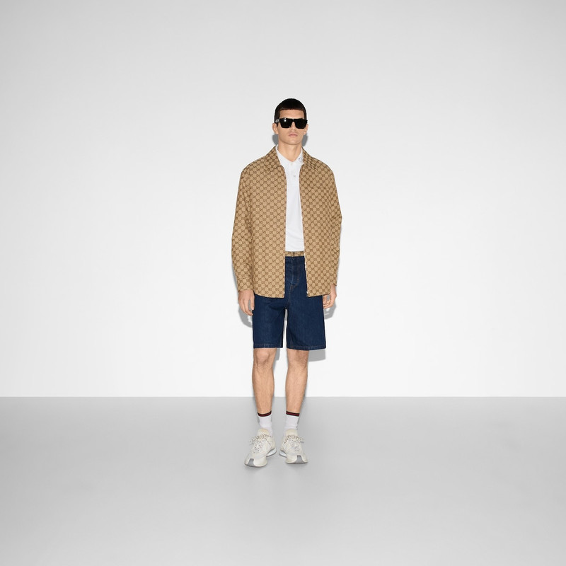 GUCCI GG canvas overshirt outlook
