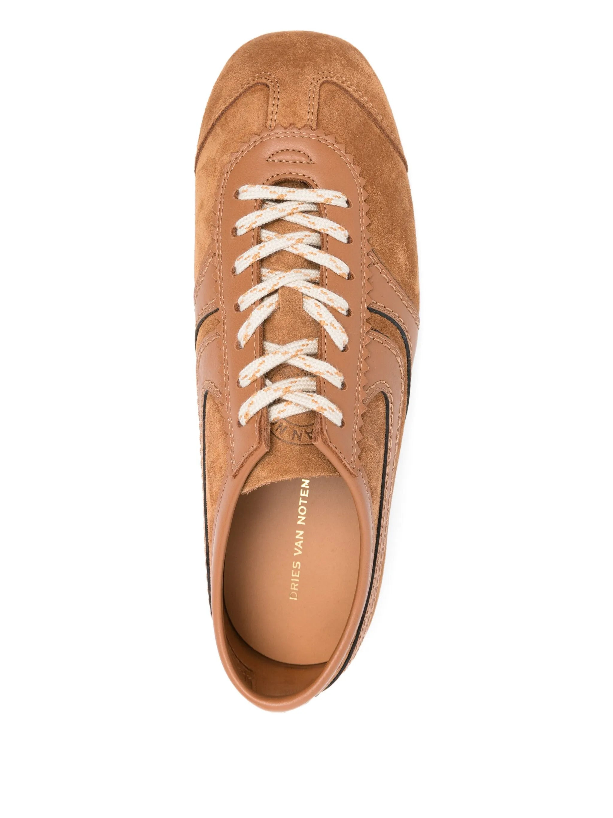 Dries Van Noten Leather Panelled Sneakers - 2