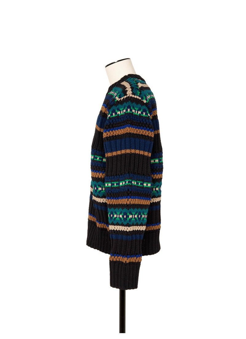 sacai Mesh Knit Pullover outlook