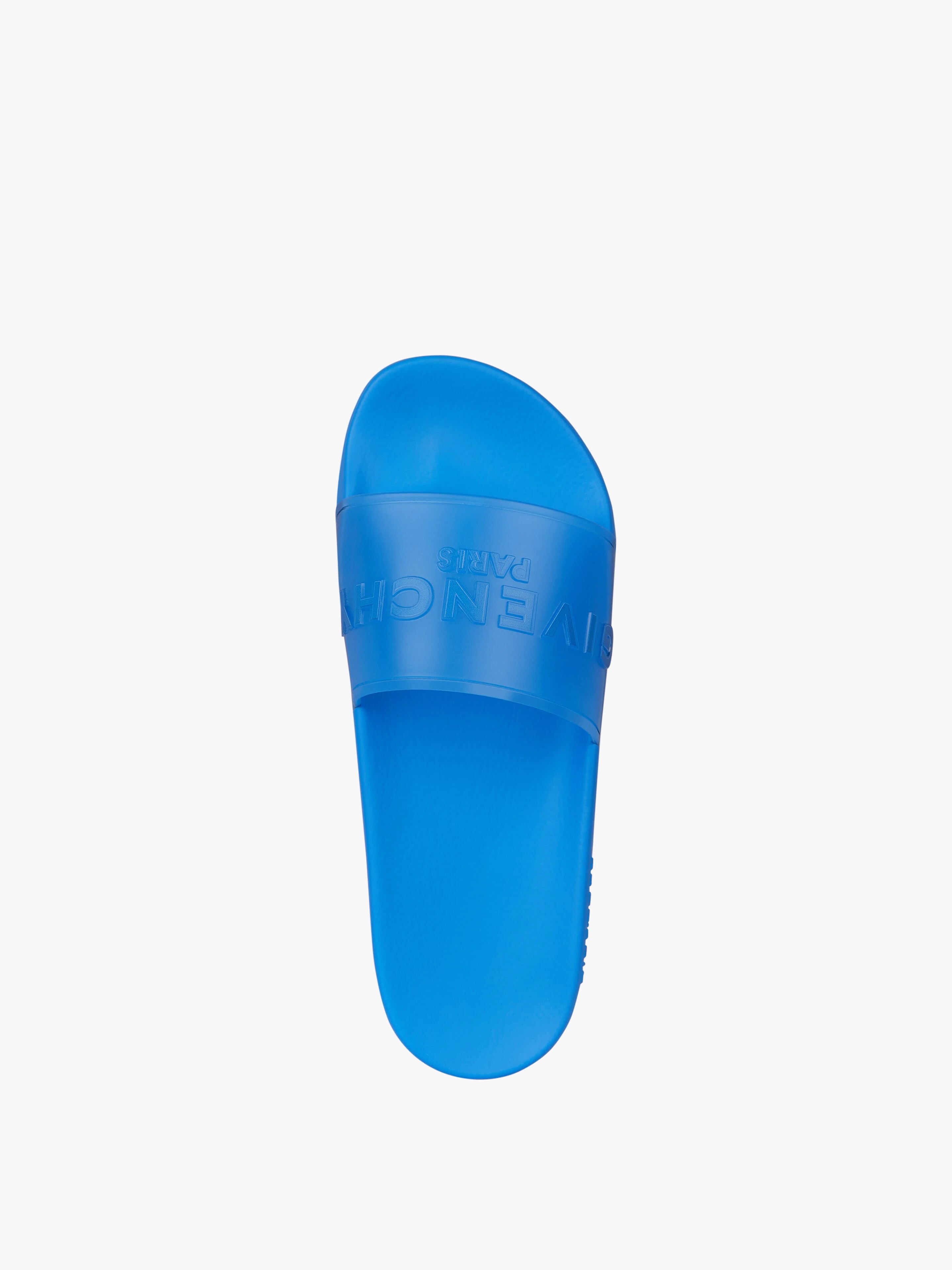 GIVENCHY PARIS TRANSPARENT FLAT SANDALS - 4