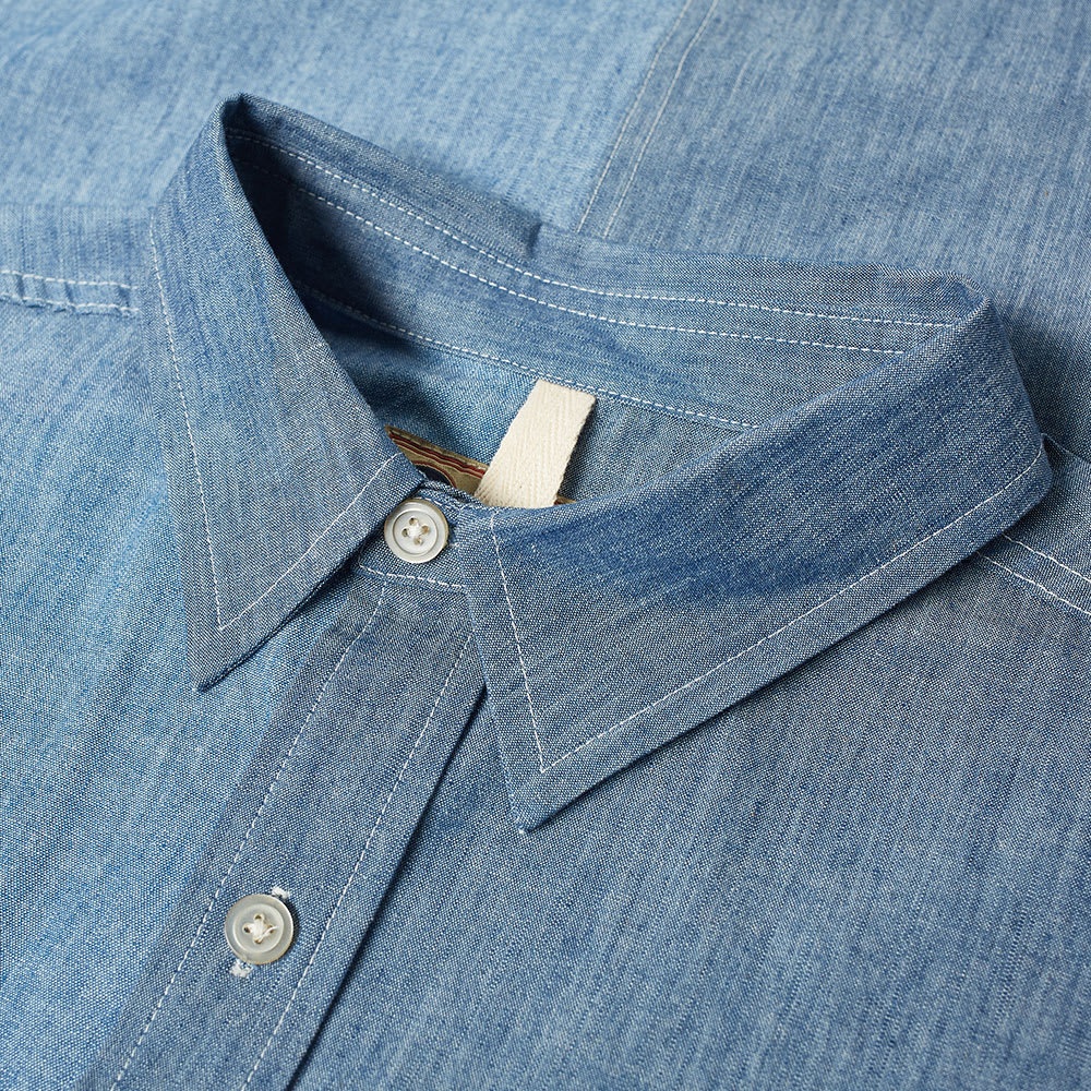 Nigel Cabourn Reverse Denim Shirt - 3