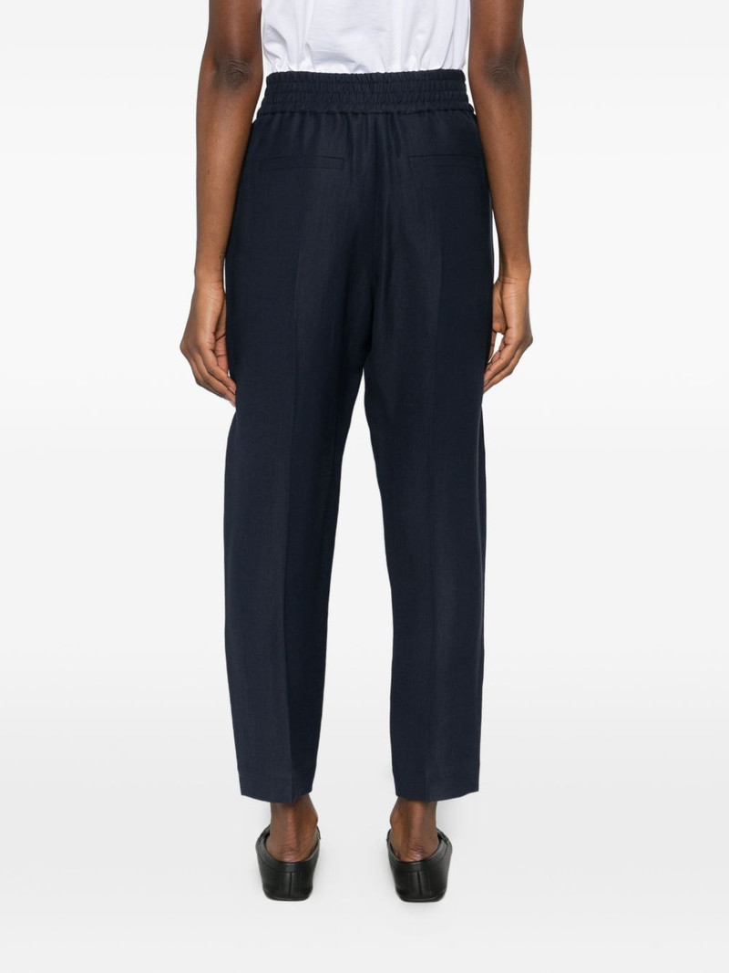 elasticated-waistband trousers 4