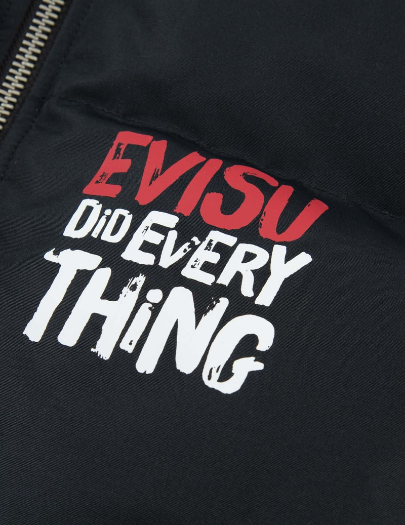 Brand Motto Print Down Jacket 7