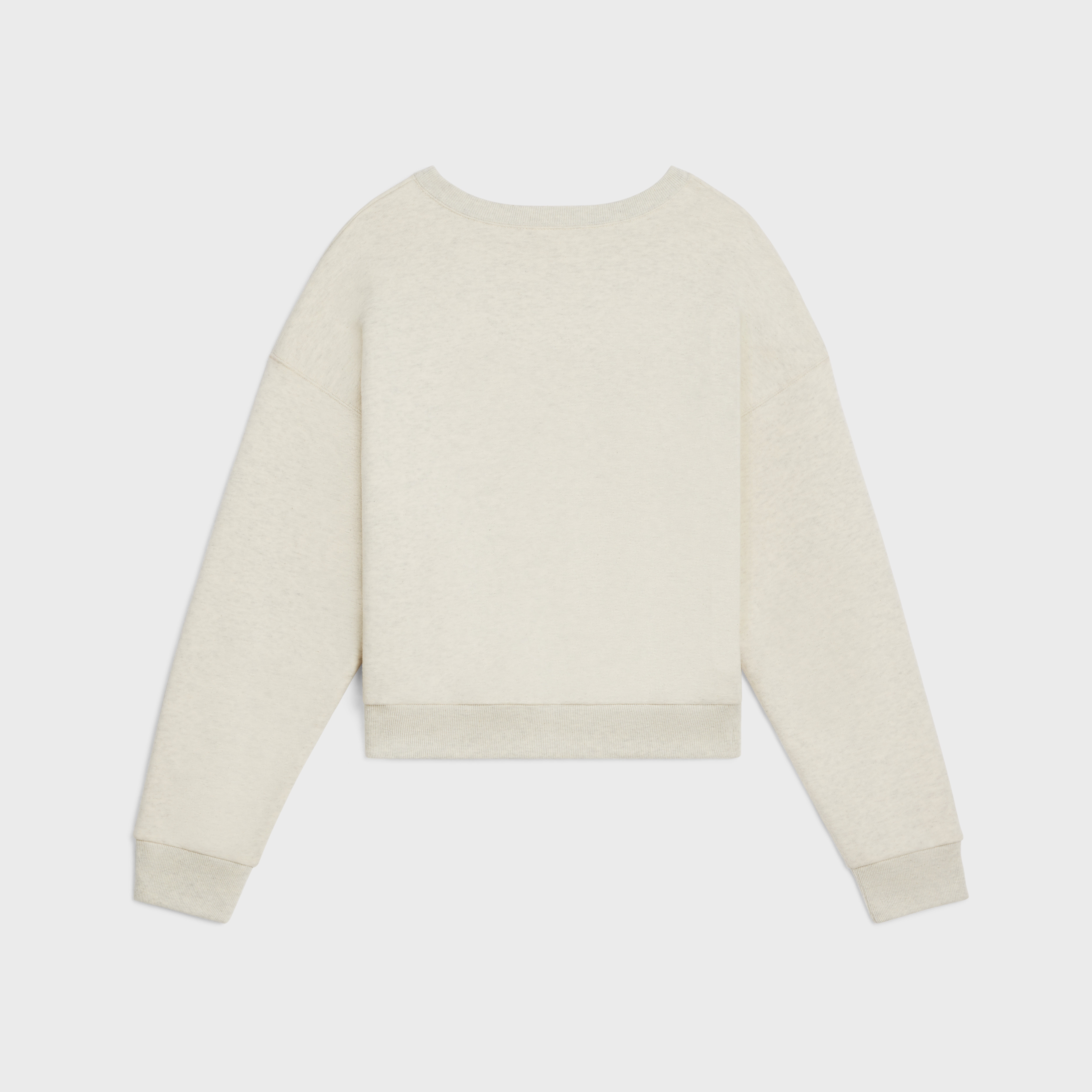 celine sweatshirt in cotton fleece - 2