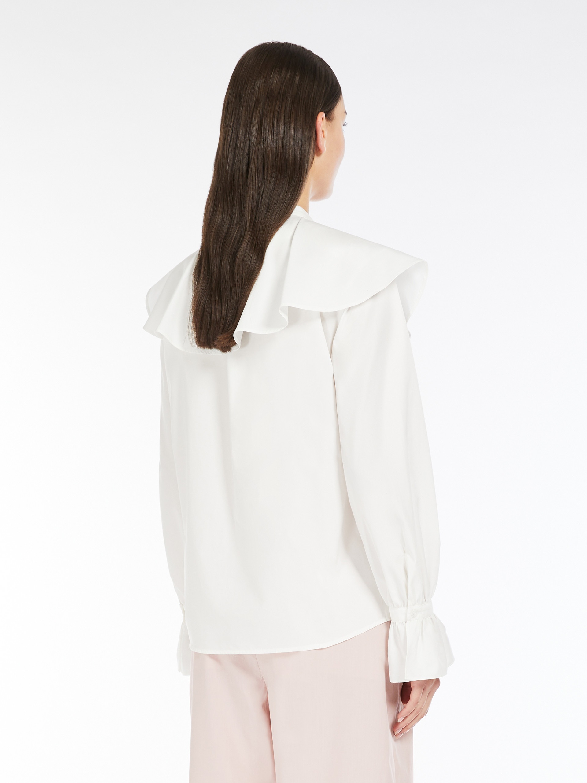 【送料&関税込】Max Mara Cotton Shirt With Rouches Detail Max Mara Rodeo oversized linen and silk shirt Max Mara