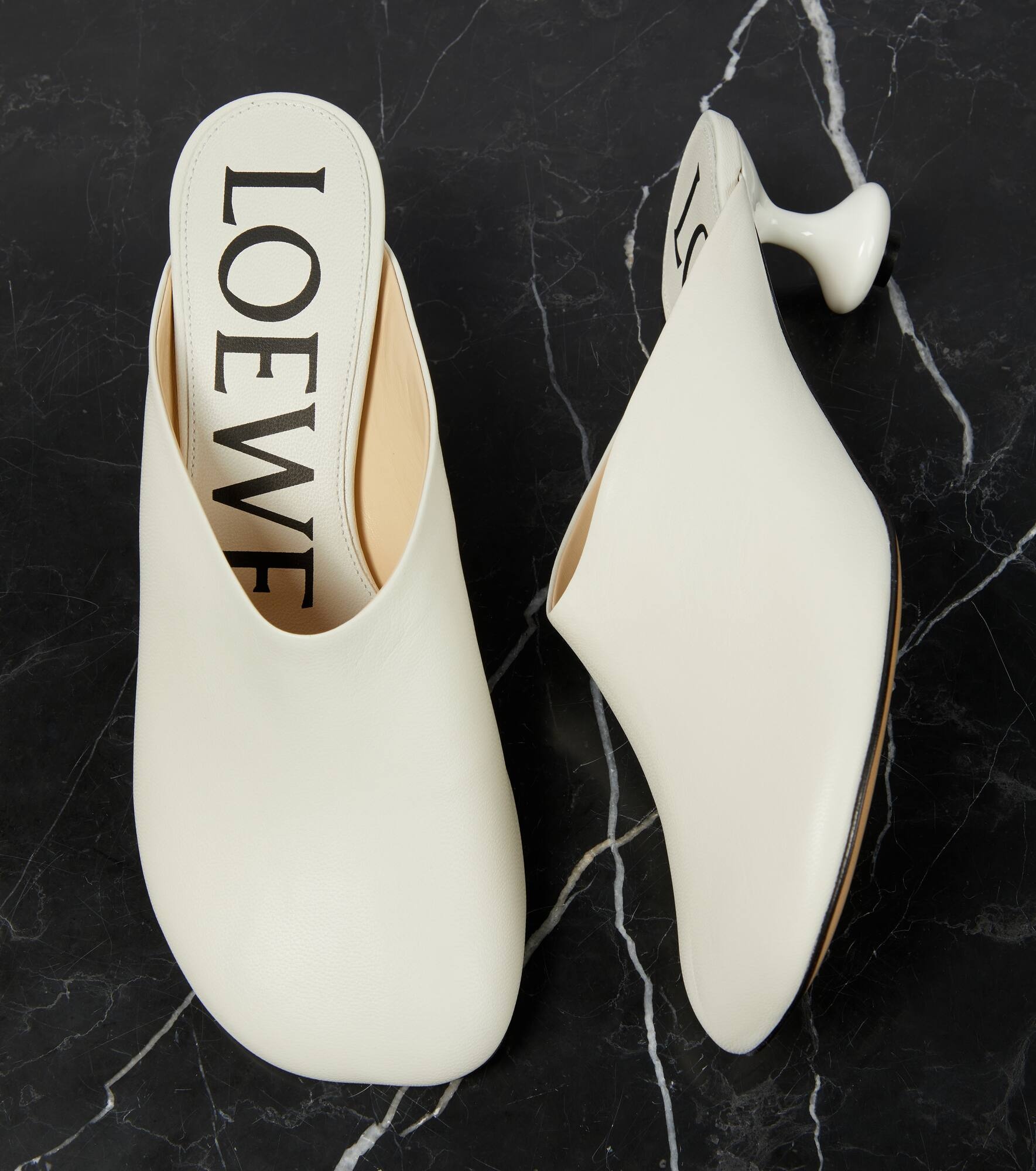 Toy leather mules - 6