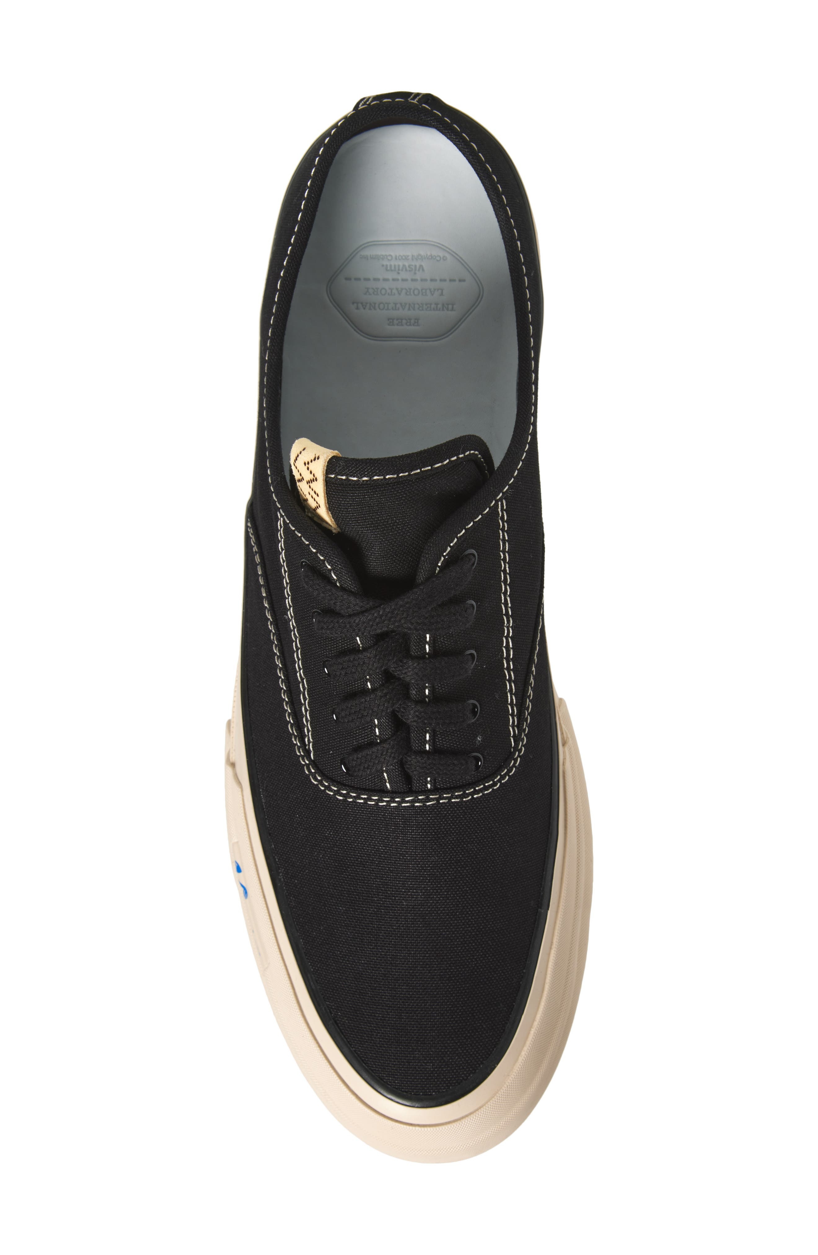 VISVIM Logan Lo Sipe Deck Shoe in Black at Nordstrom - 5