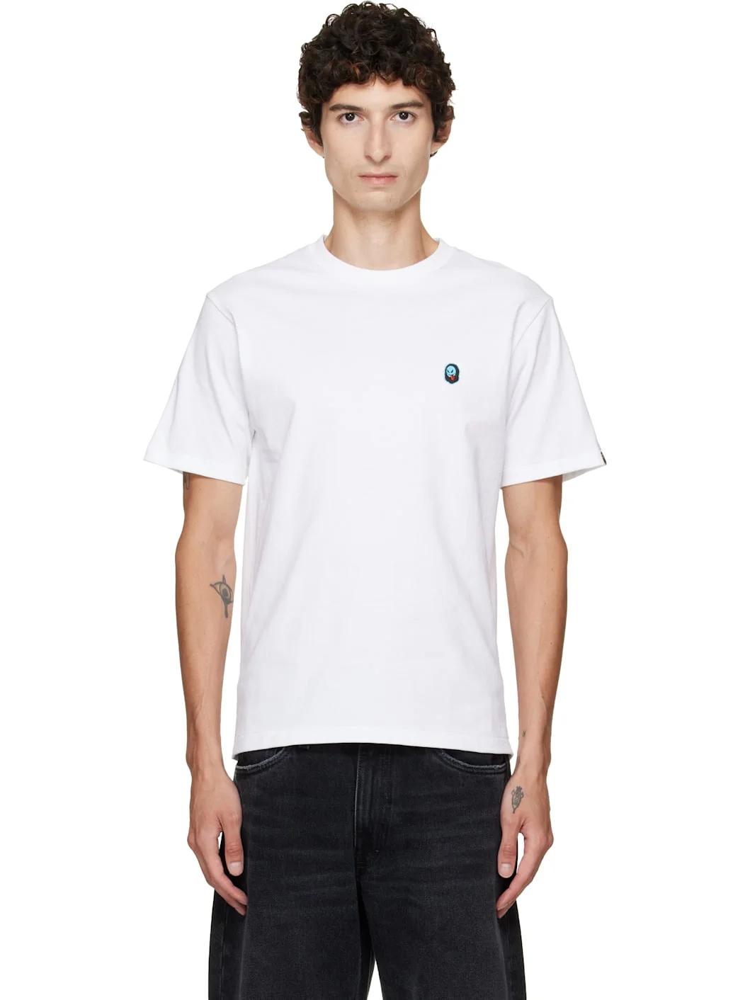 White Ape Ghost One Point T-shirt - 1