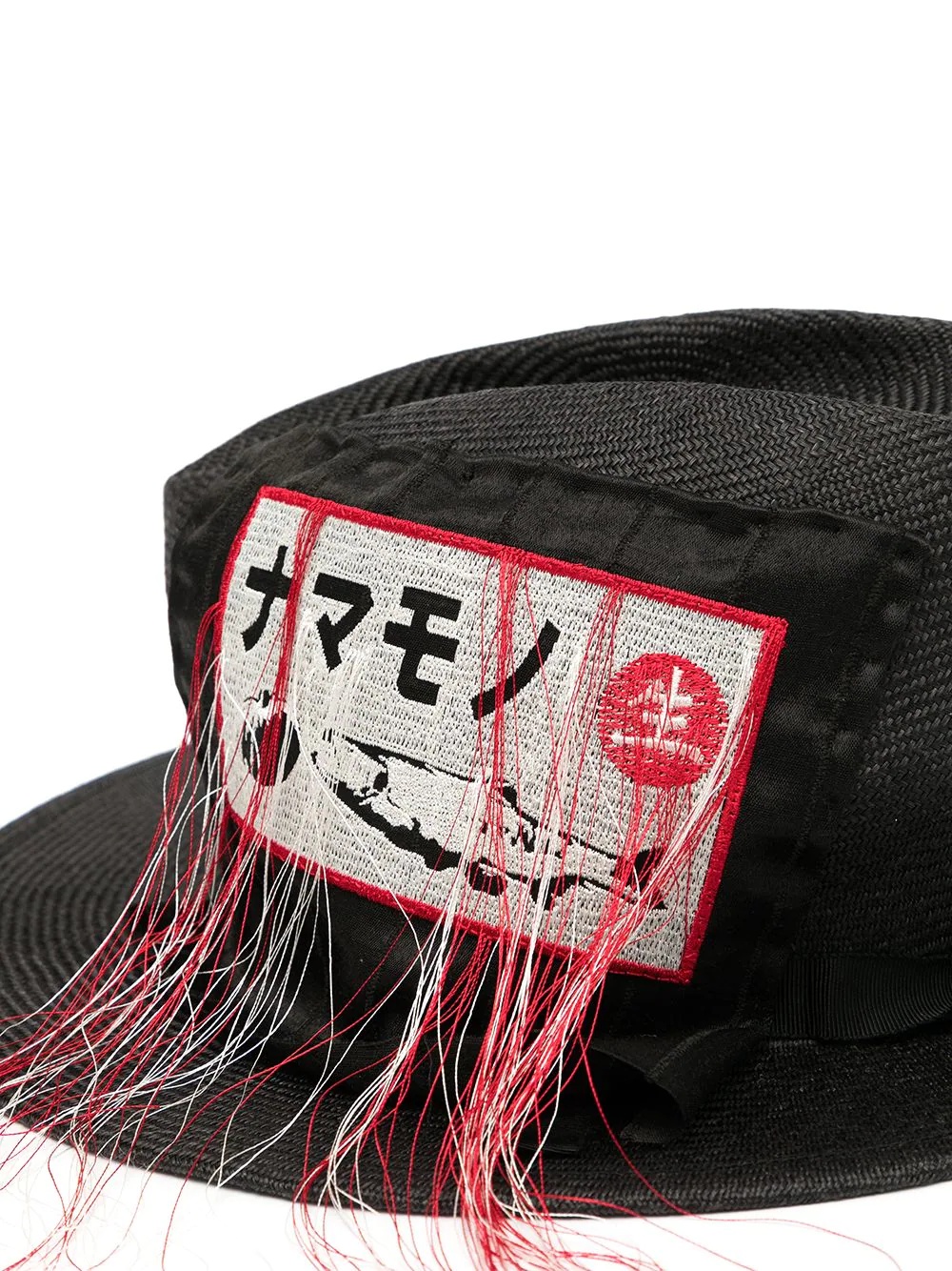 fringe logo-patch hat - 2