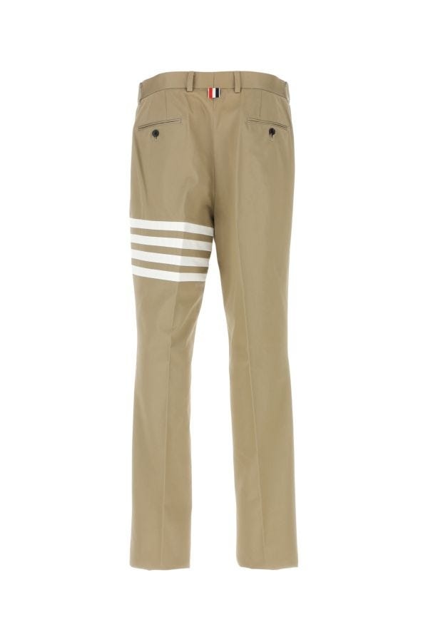 Thom Browne Man Cappuccino Cotton Pant - 2