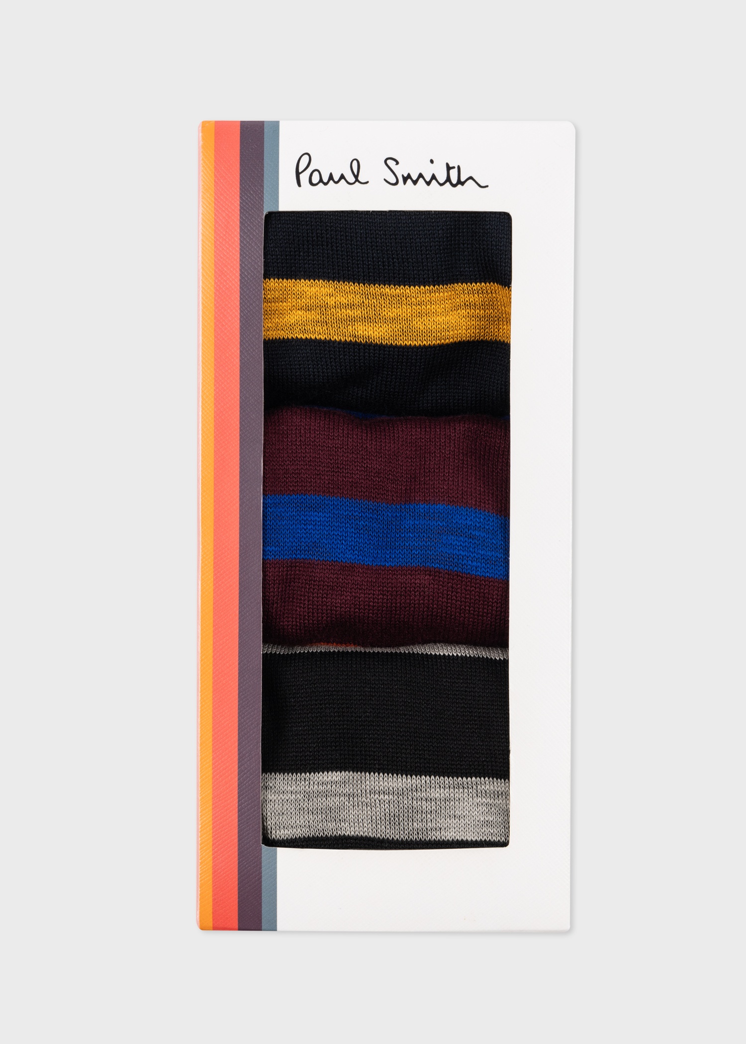 Marl Stripe Socks Three Pack - 5