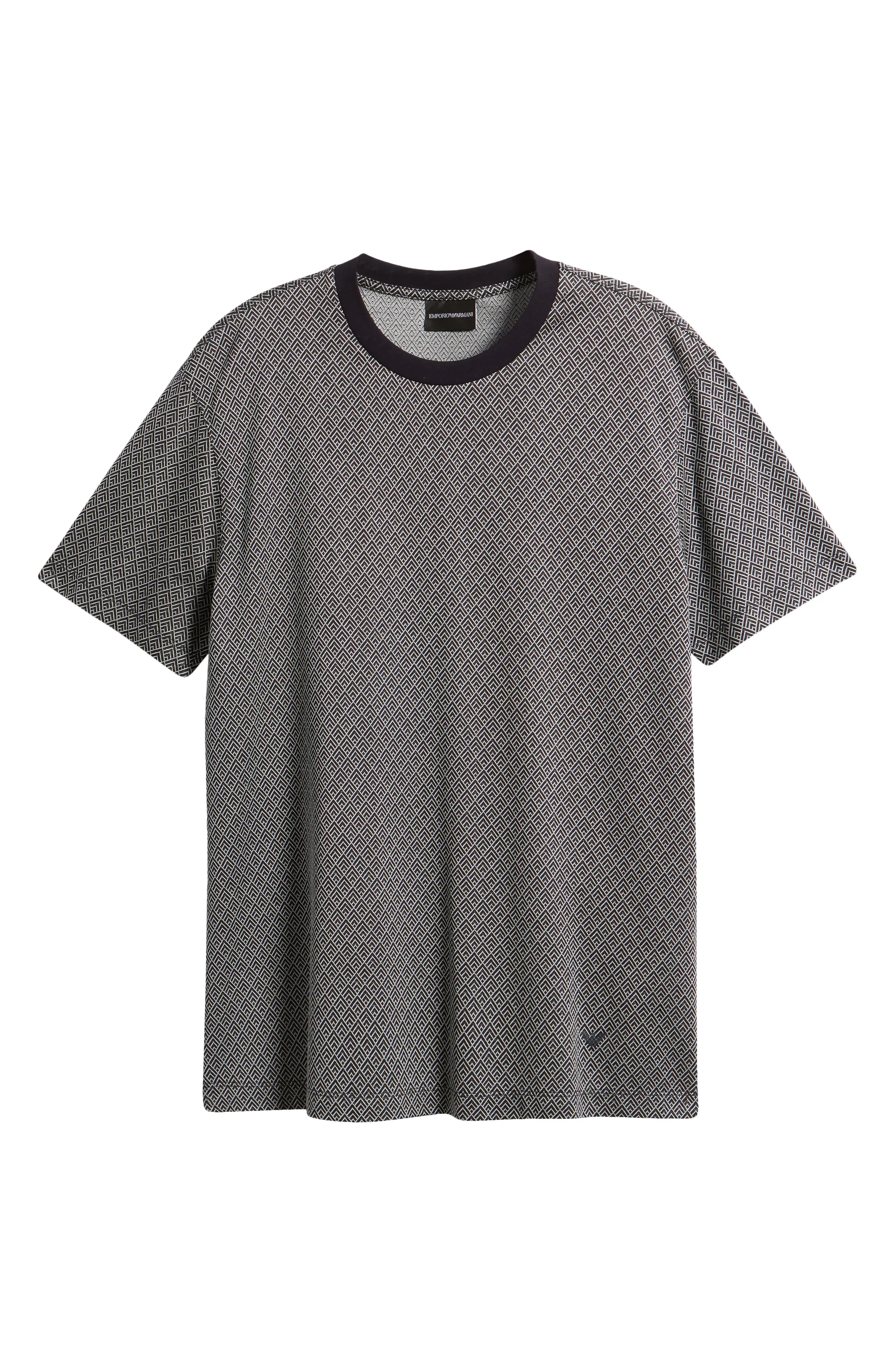 Geo Print Lyocell Blend T-Shirt - 5