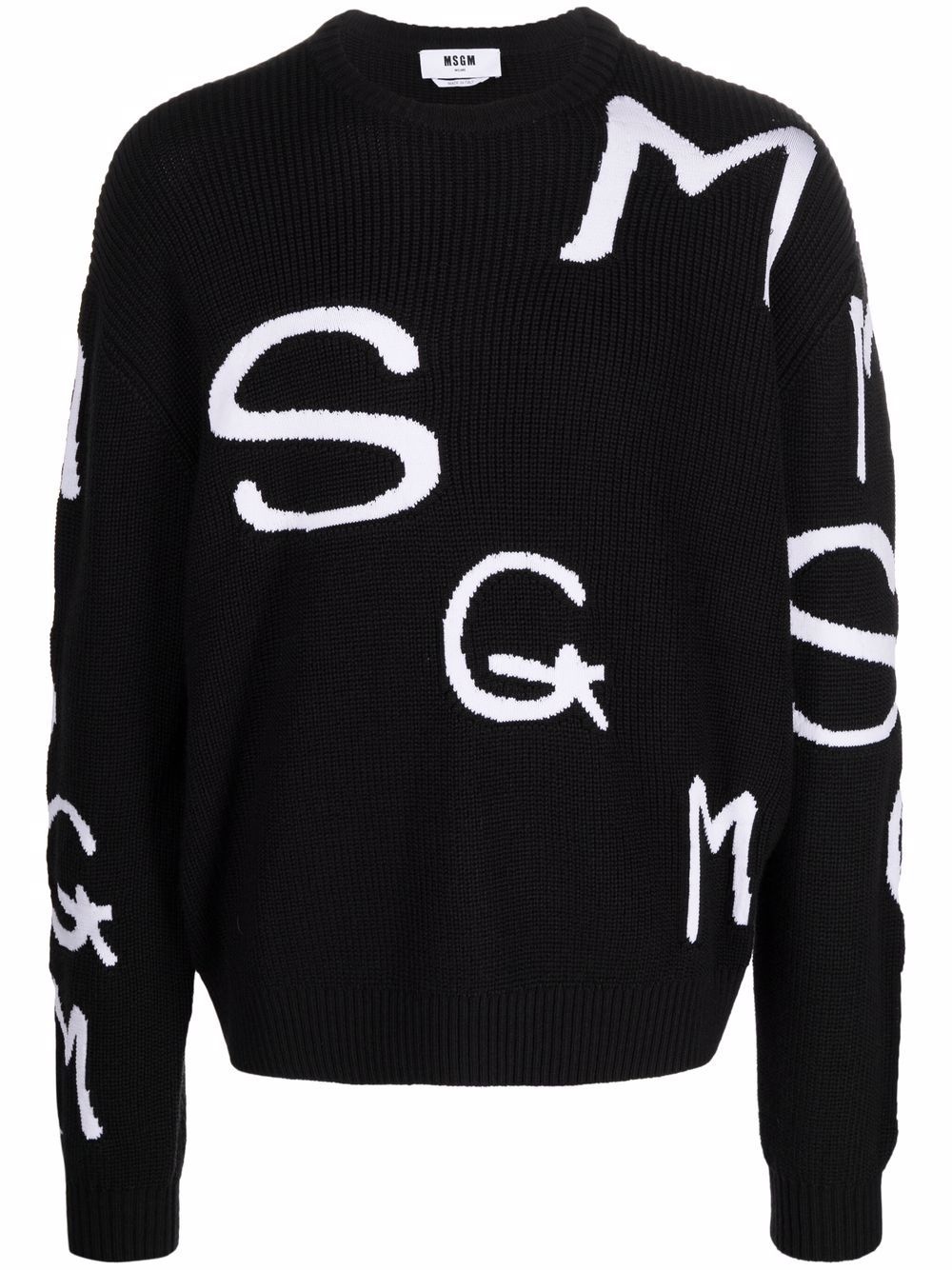 logo print sweatshirt - 1