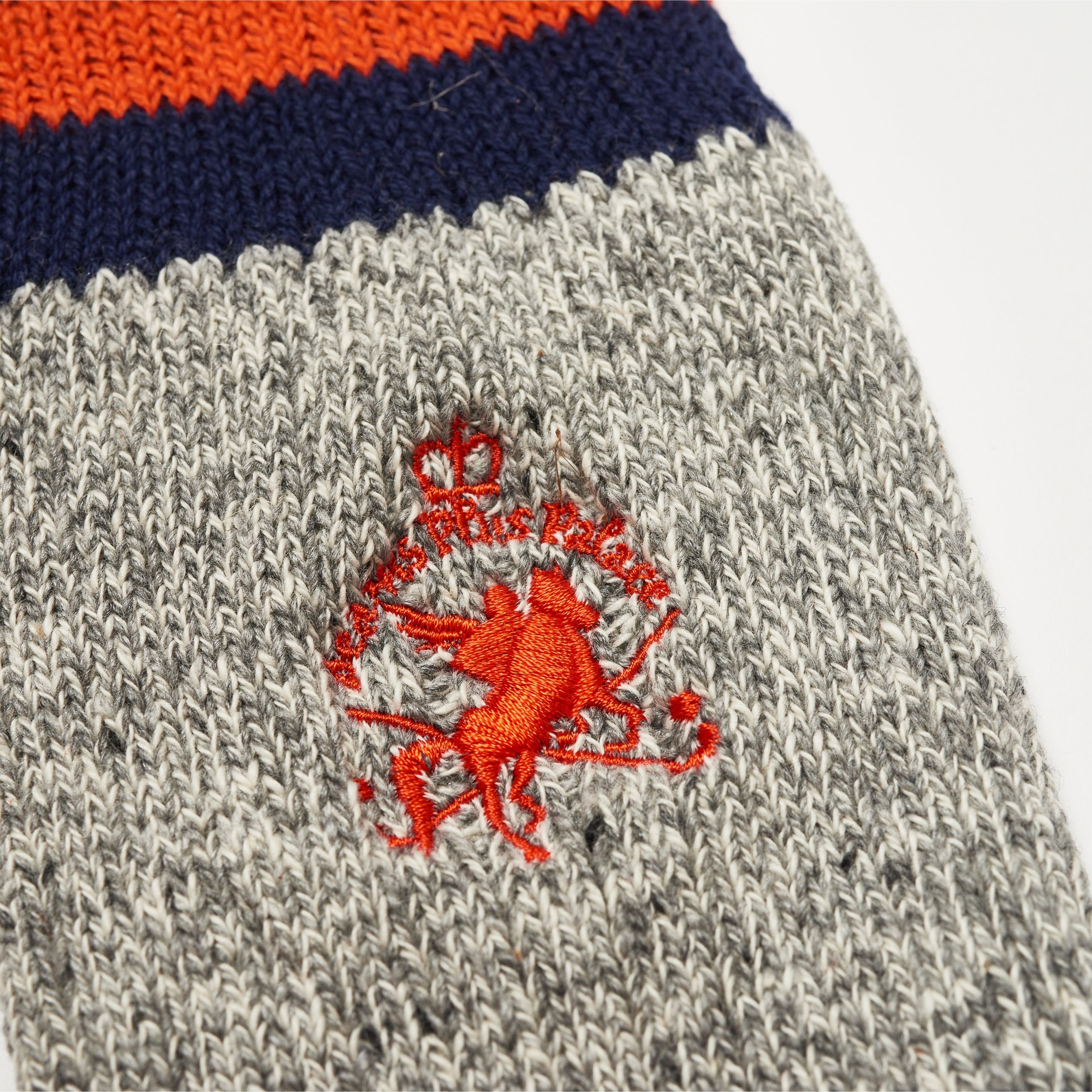 PALACE BEAMS PLUS 2 PACK RUG SOCKS GREY - 3