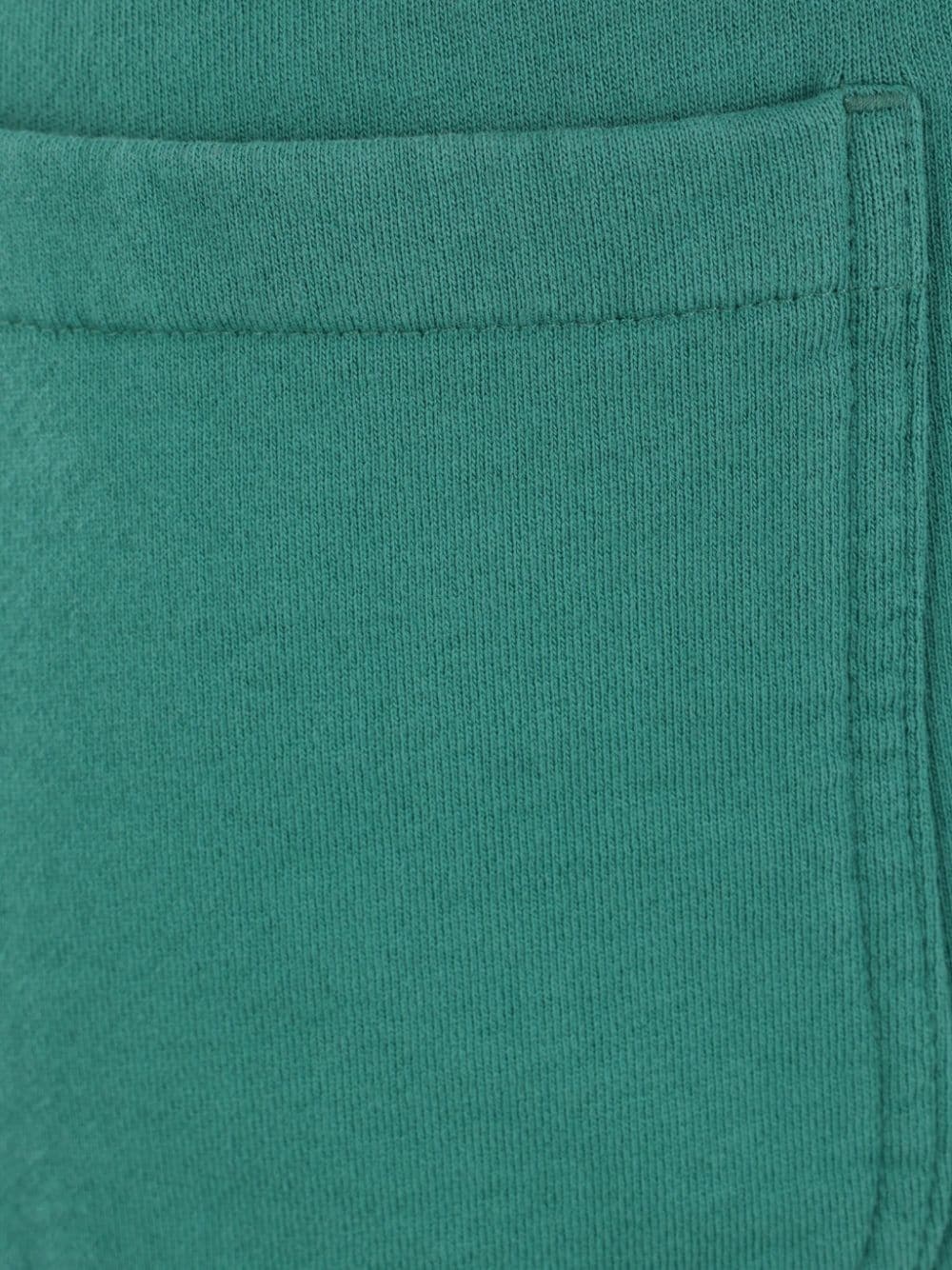 embroidered-logo cotton joggers - 4