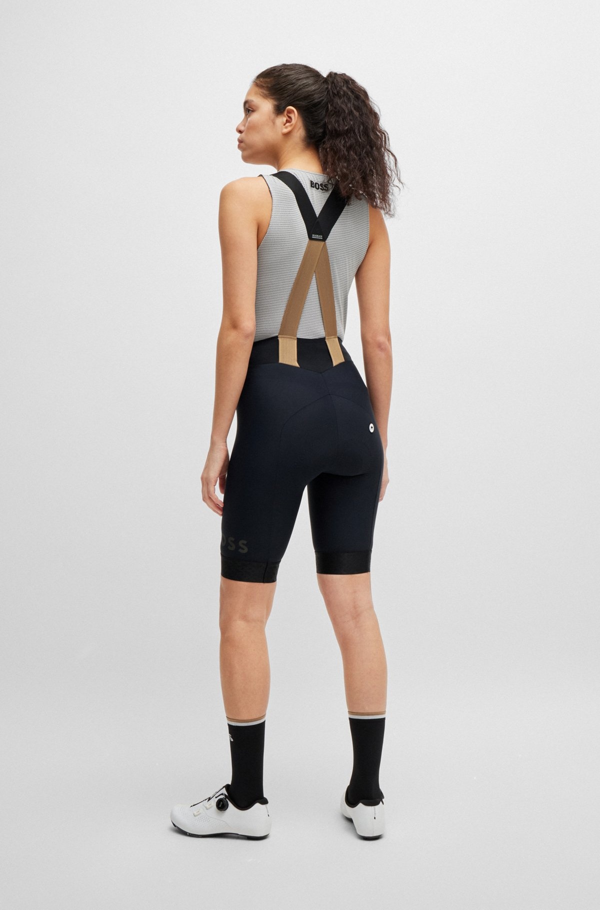 BOSS X ASSOS X-FRAME BIB SHORTS WITH SHOCK-ABSORBING FOAM INSERT - 5
