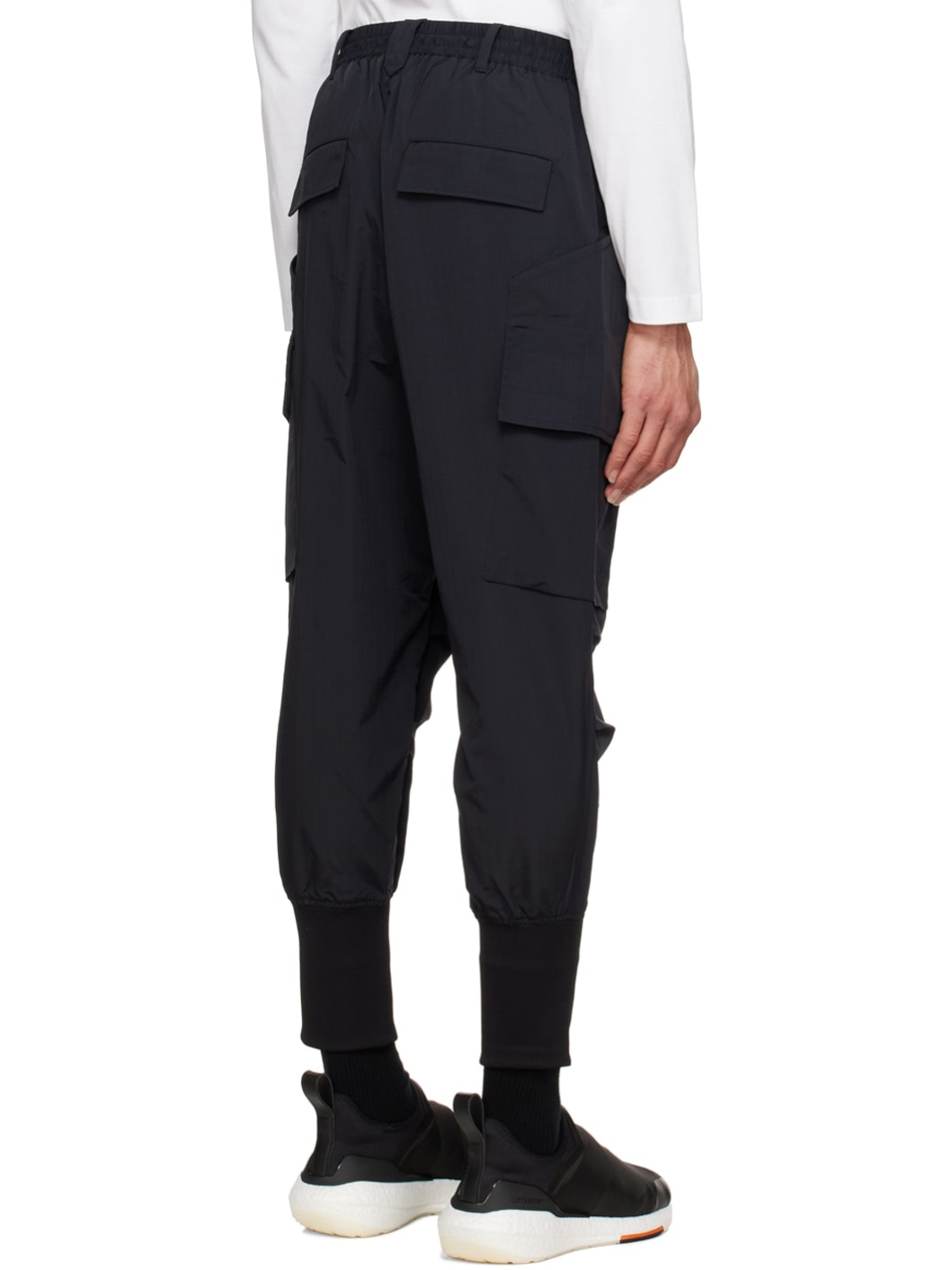 Black Classic Utility Cargo Pants - 3