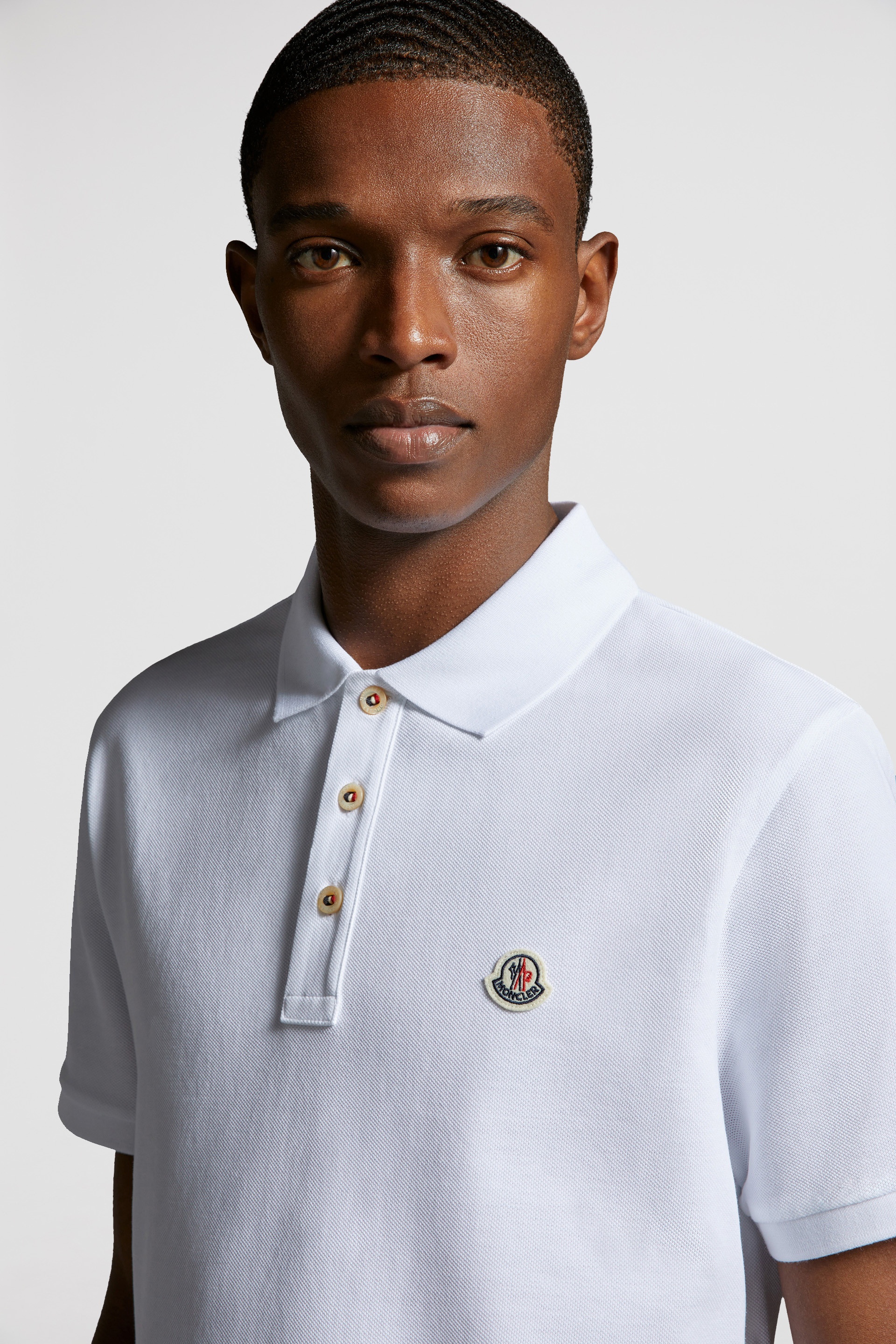 Logo Patch Cotton Polo Shirt - 4