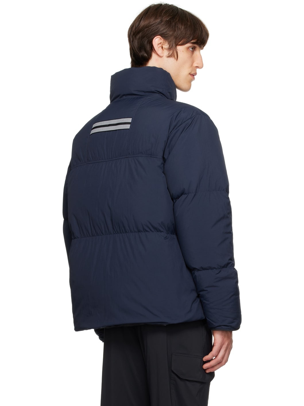 Navy Lawrence Puffer Down Jacket - 3