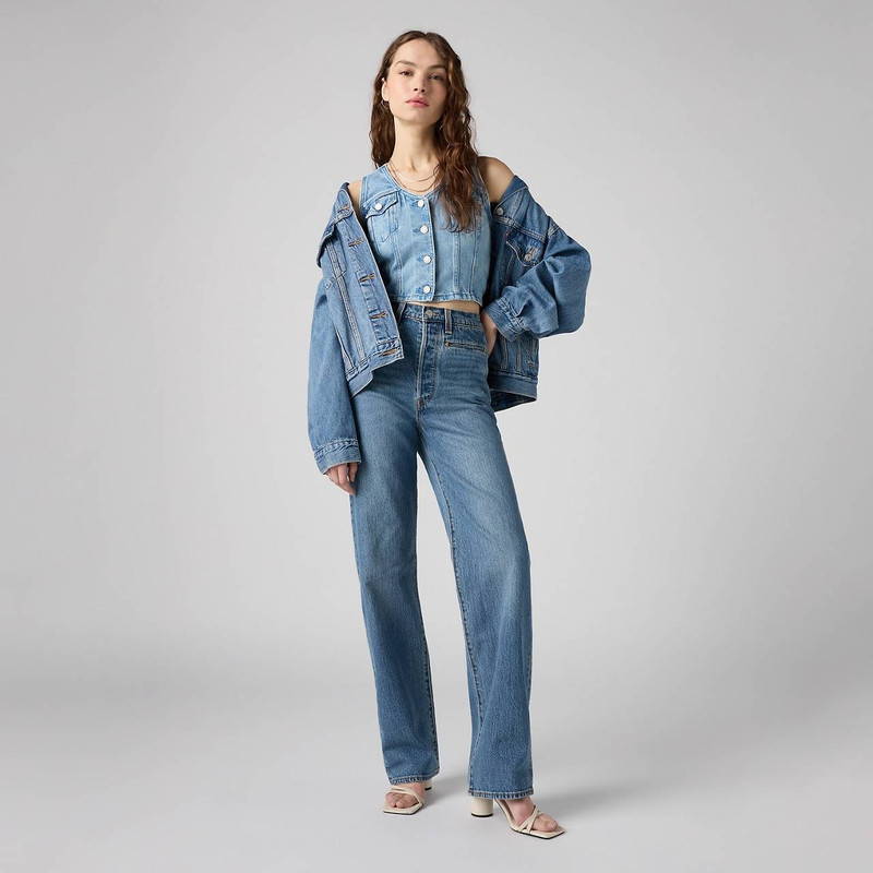 Levi's RIBCAGE WIDE LEG BRAIDED WOMEN'S JEANS outlook