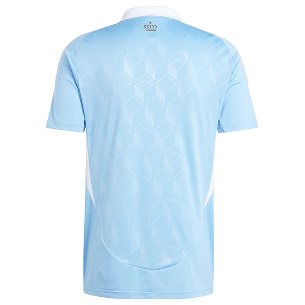 adidas Belgium 24 Away Soccer Jersey Asia Sizing 'Semi Blue Burst' IQ0775 - 2