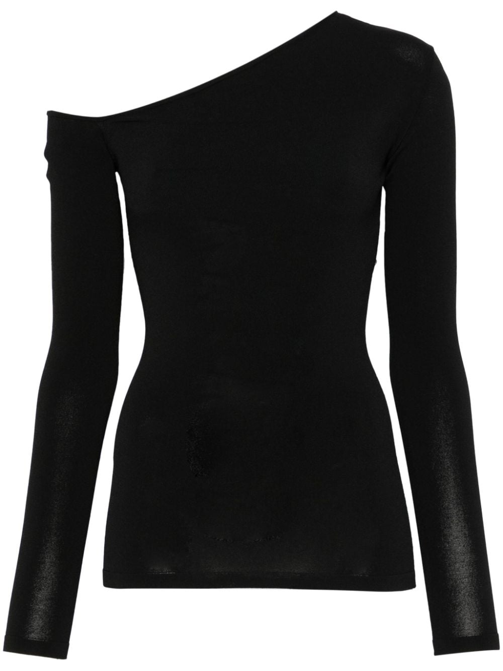 asymmetric-neck top - 1