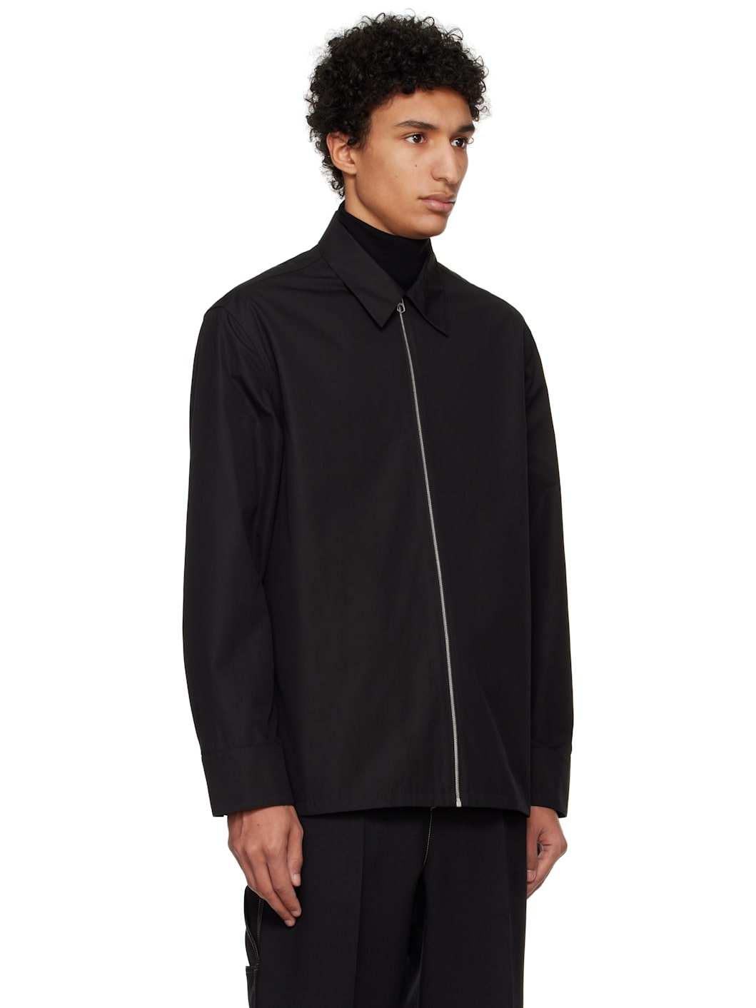Black Zip Shirt - 2