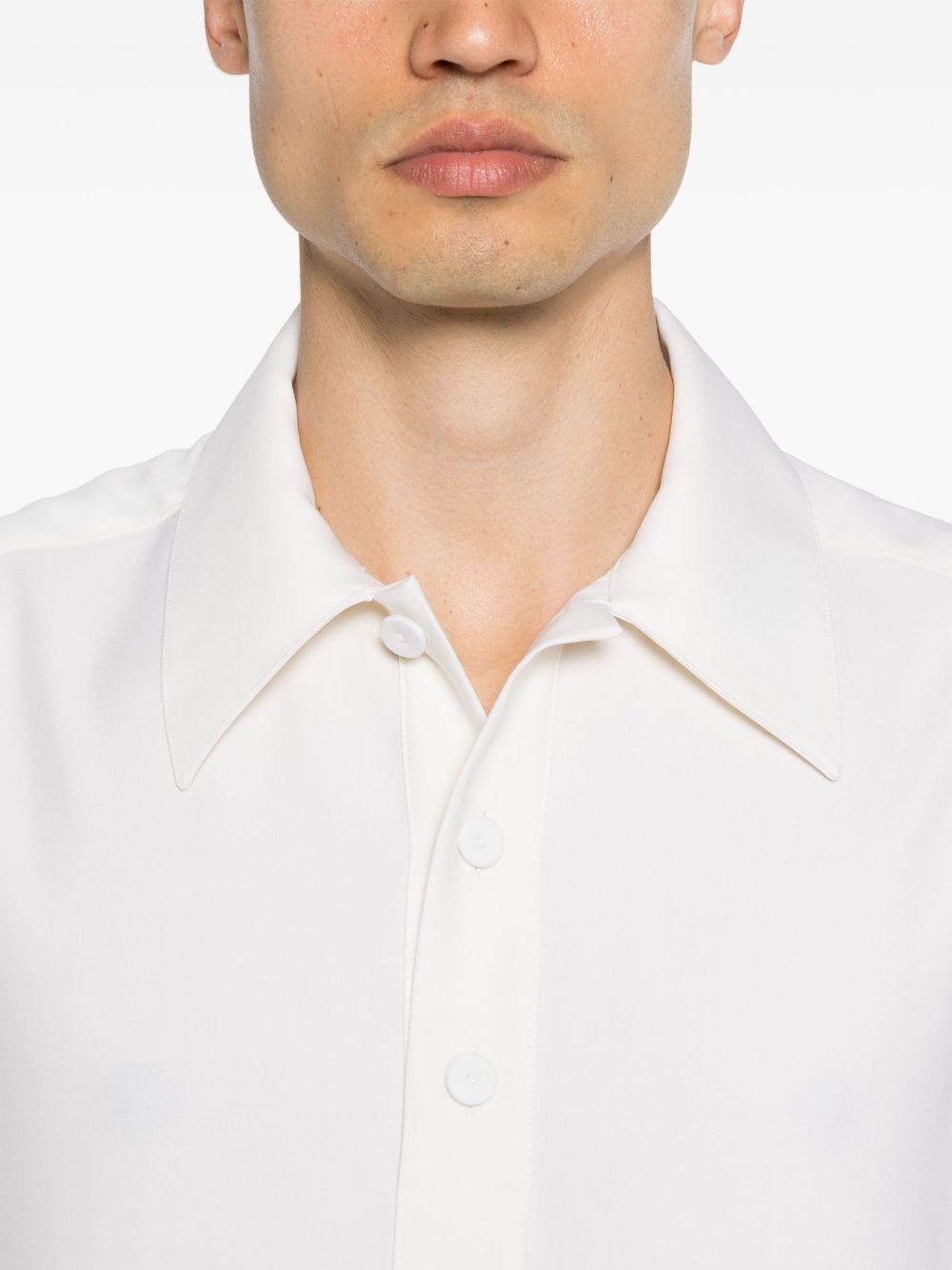 wool polo shirt - 4