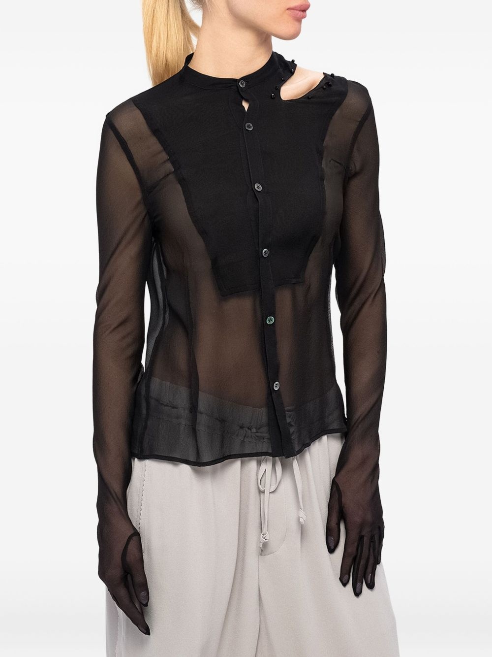 silk shirt - 2