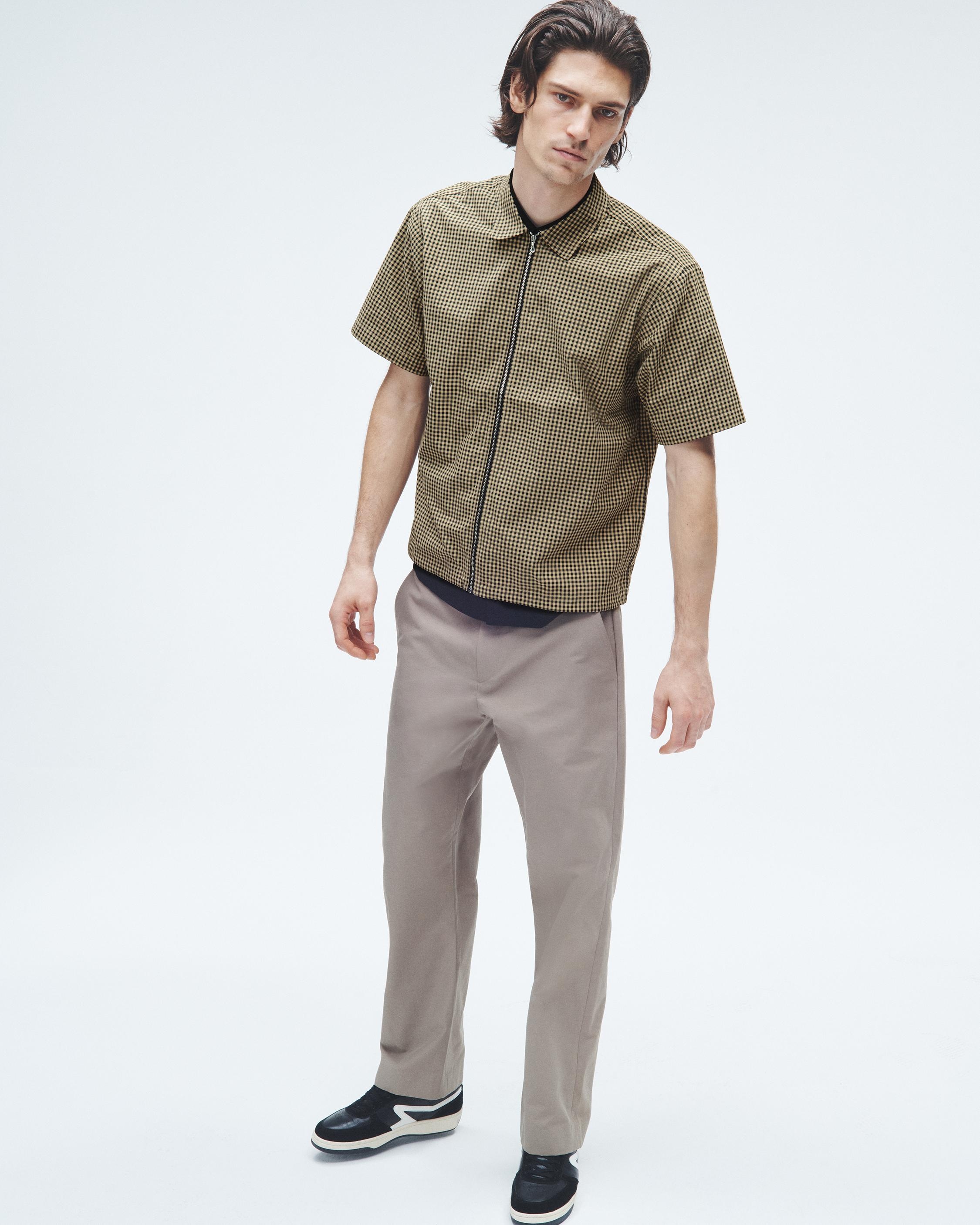 Noah Gingham Zip Shirt
Relaxed Fit Button Down - 2
