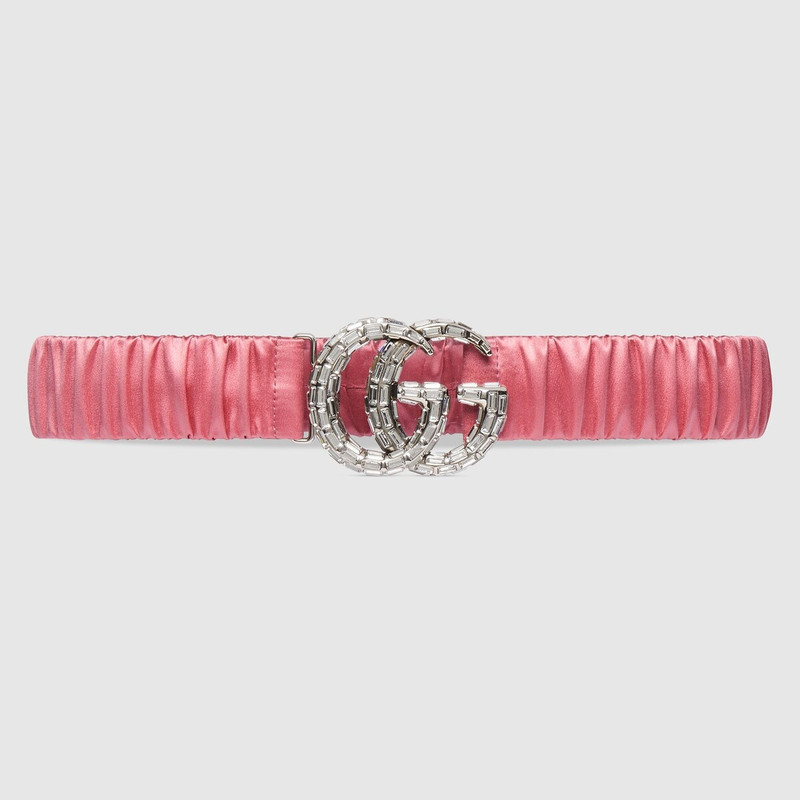GG Marmont wide belt with crystals 1