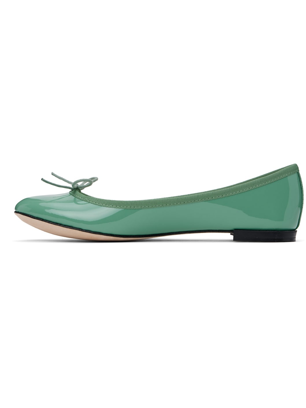 SSENSE Exclusive Green Cendrillon Ballerina Flats - 3