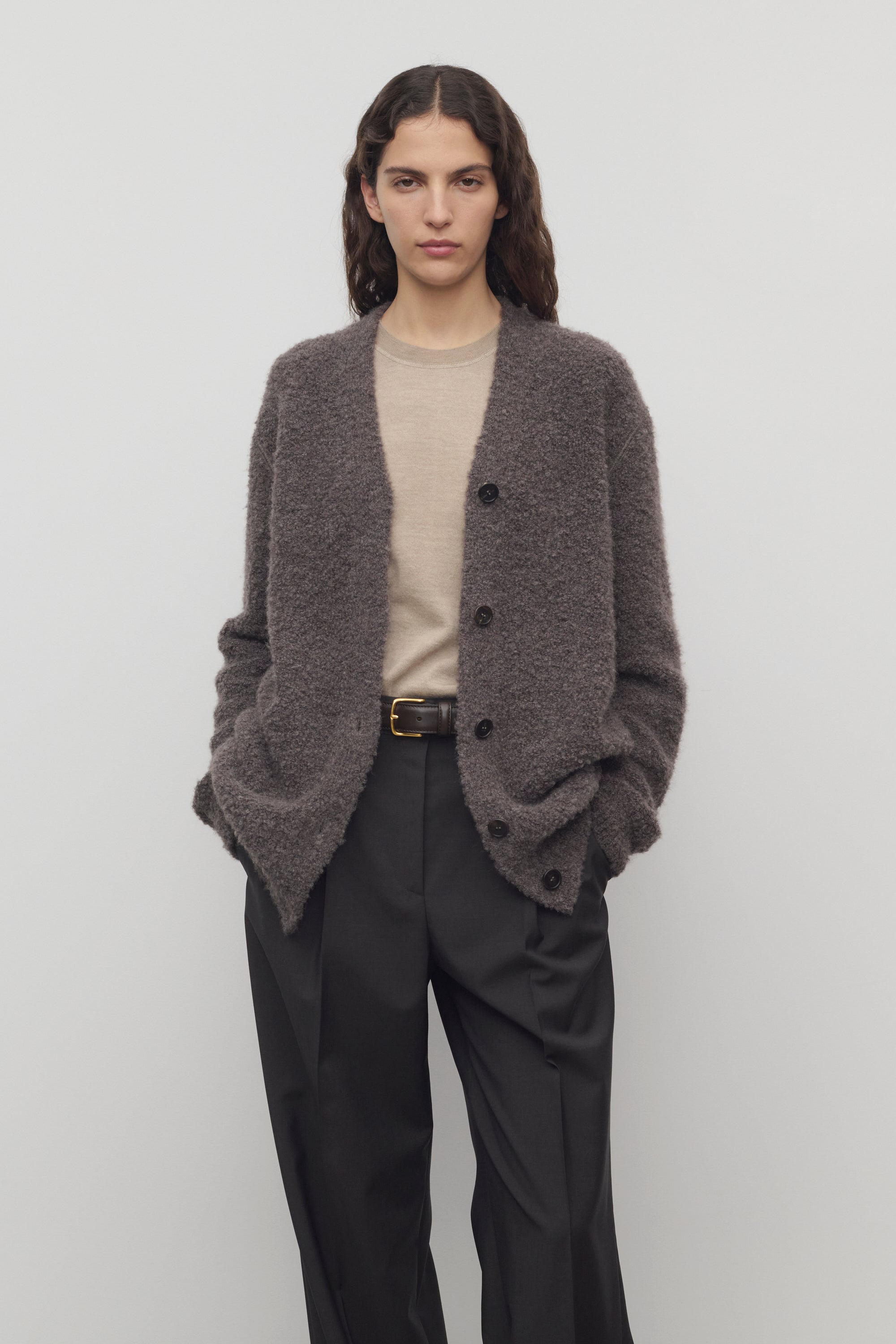 Laleh Cardigan in Cashmere, Alpaca and Silk - 3