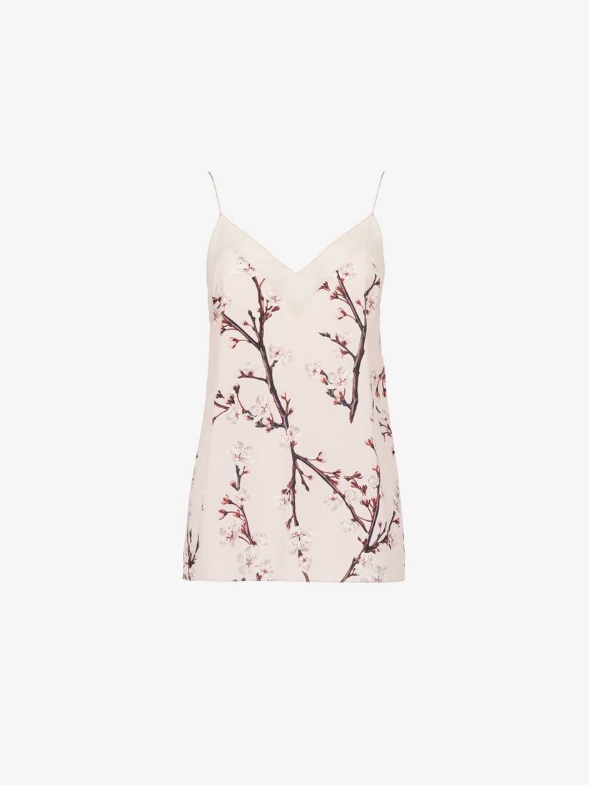 Women's Cherry Blossom Camisole in Pink - 2