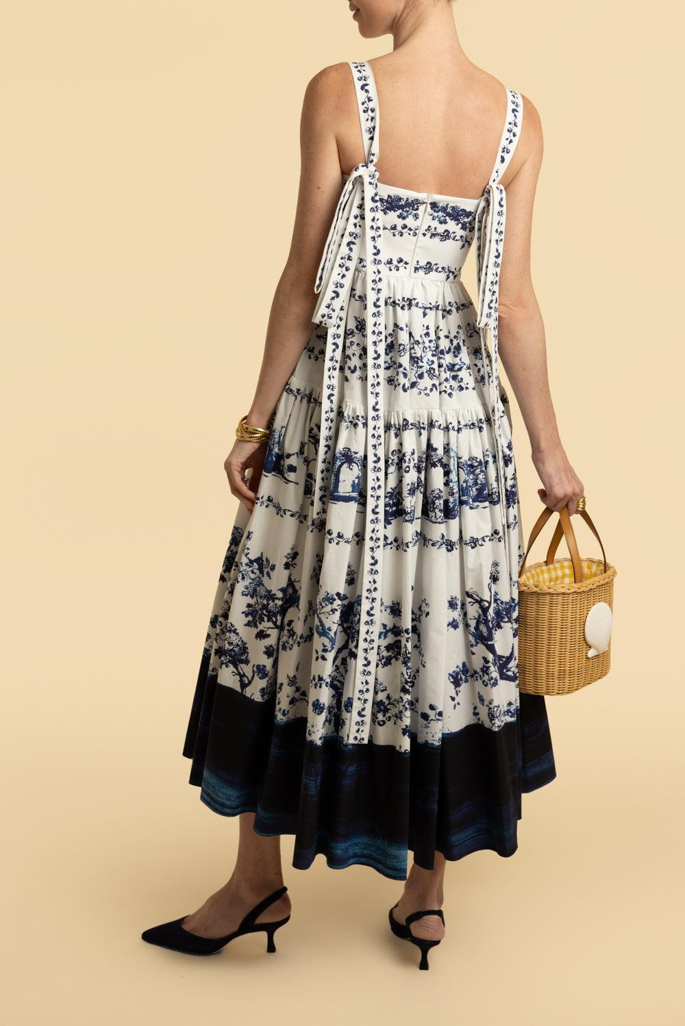 Strappy Fit Flare Midi Dress - 4
