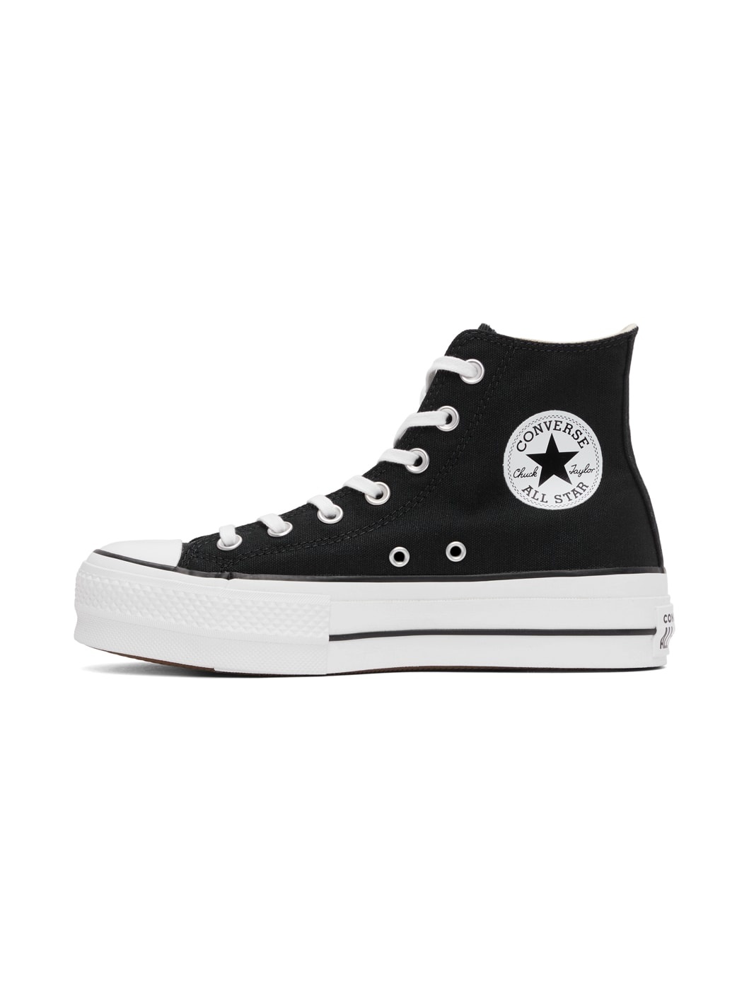 Black Chuck Taylor All Star Lift Platform High Sneakers - 3