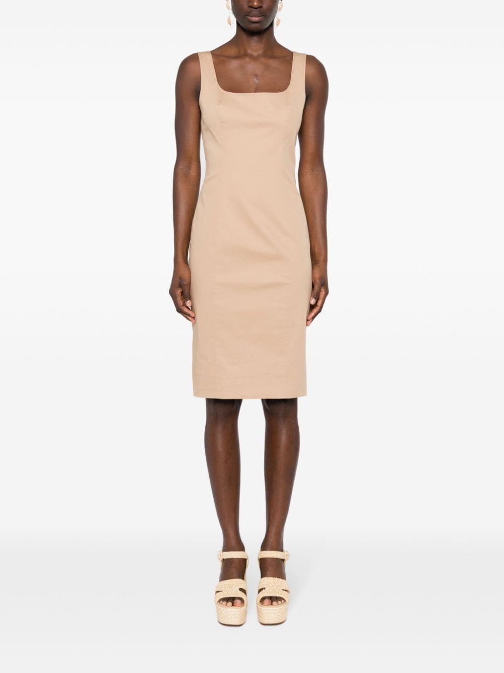 horoscope-panelled mini dress - 3