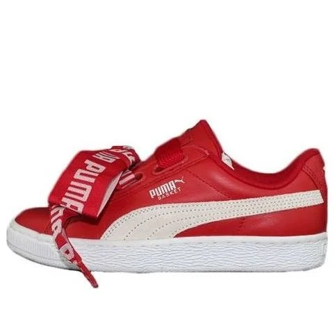 (WMNS) PUMA Basket Heart DE 'Red White' 364082-03 - 1