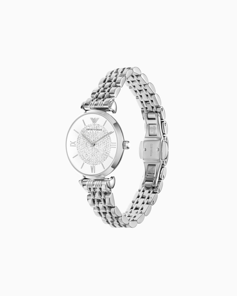 EMPORIO ARMANI WOMEN'S TWO-HAND STAINLESS STEEL WATCH outlook