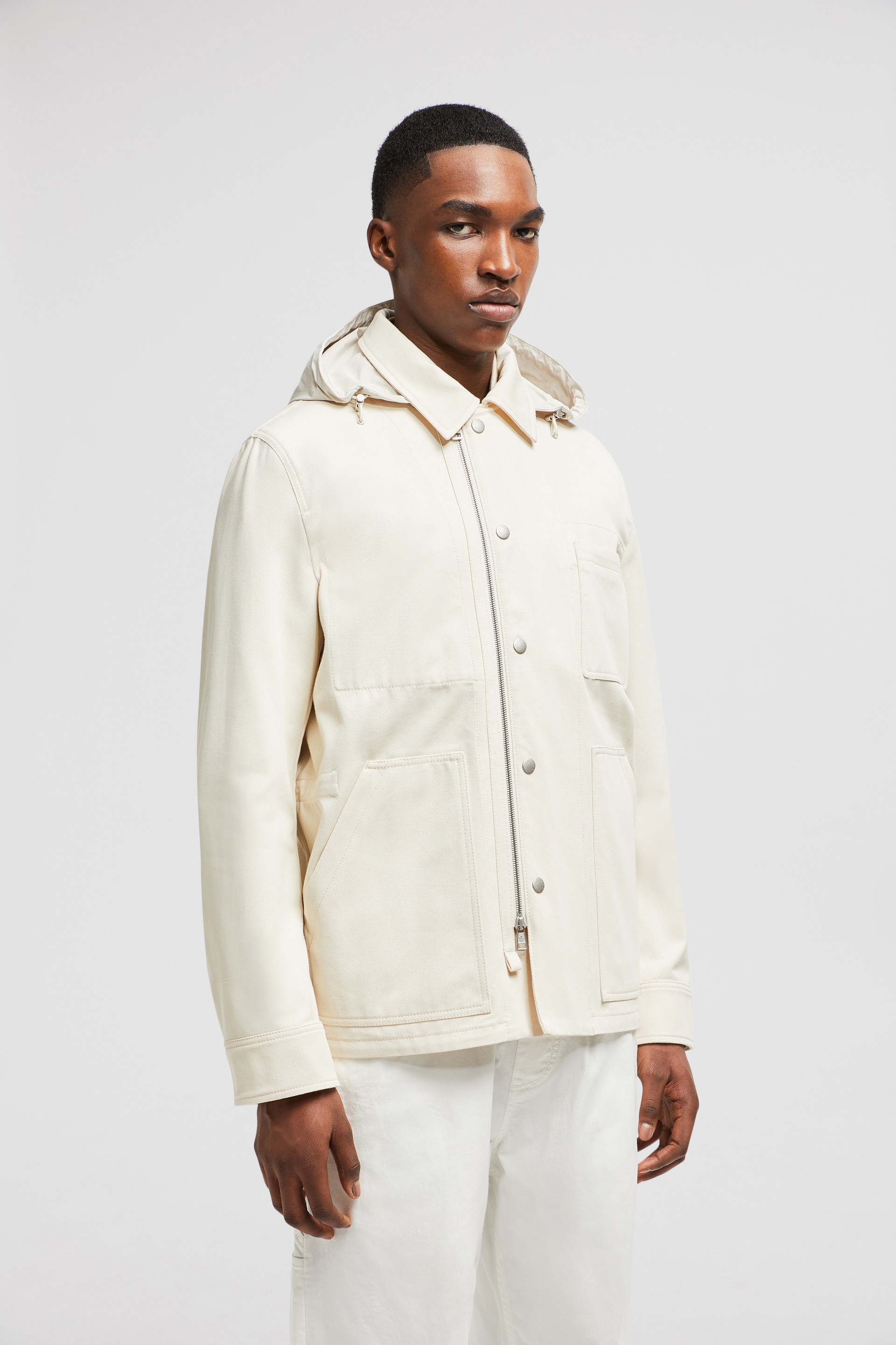 Guerledan Hooded Cotton Shirt Jacket - 3