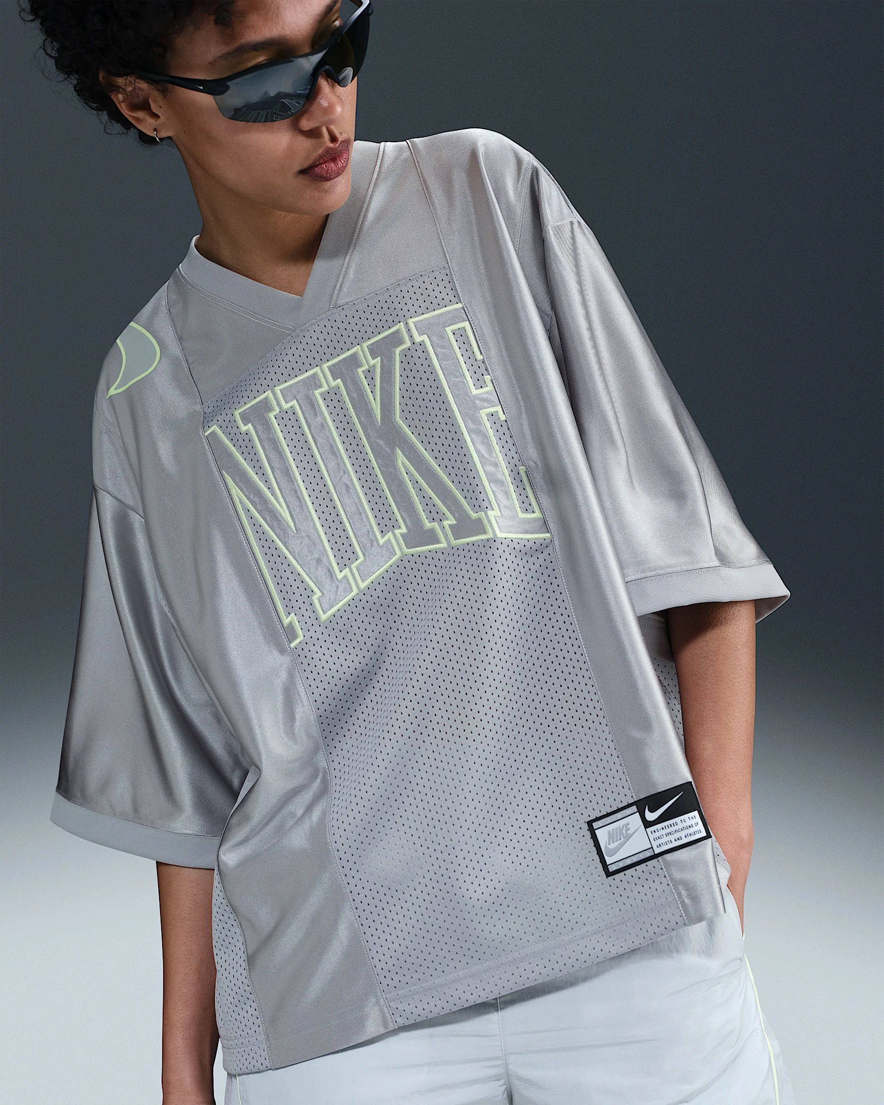 Nike Sportswear Street Women's Oversized Short-Sleeve Graphic Jersey - 1