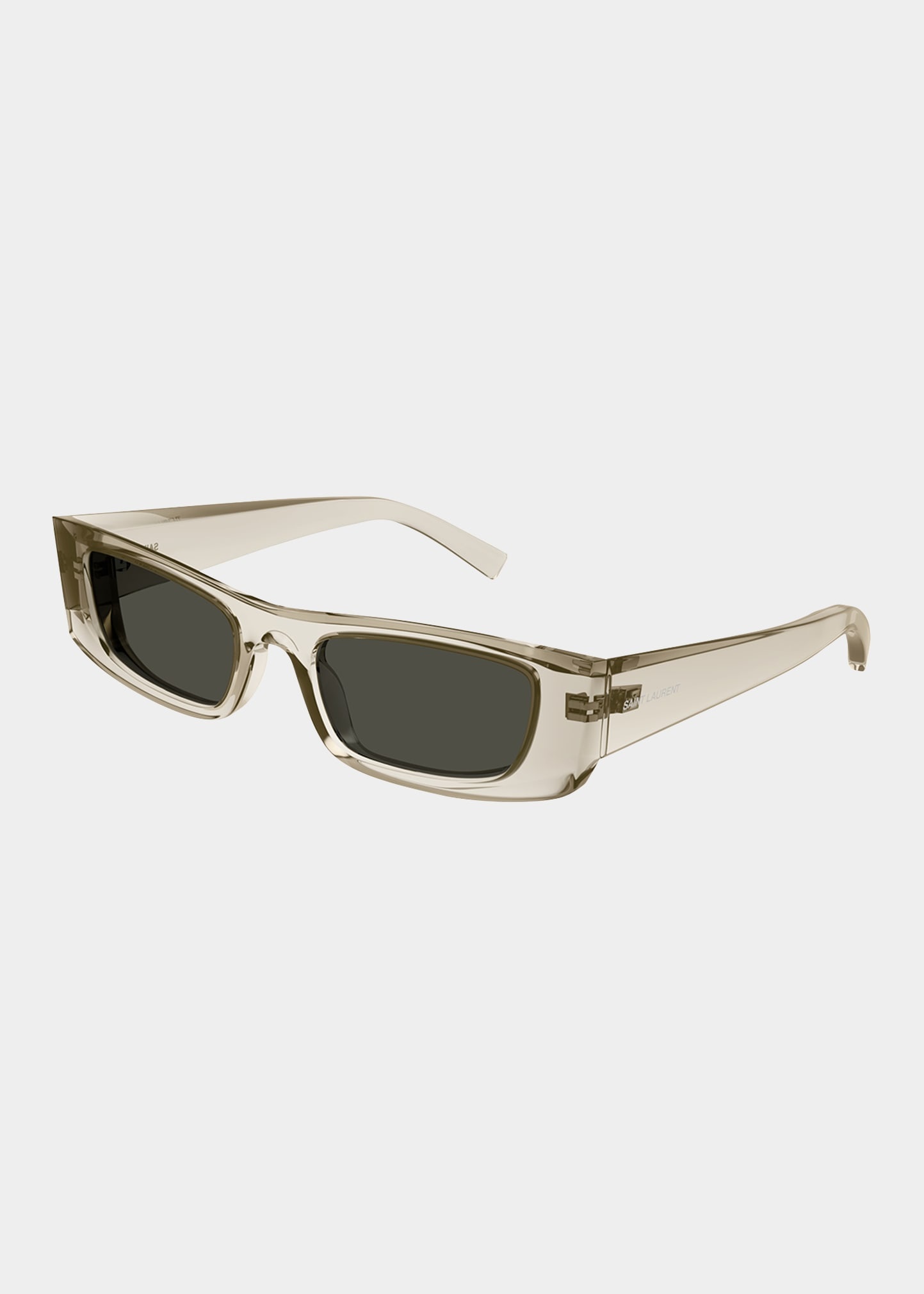 Saint Laurent YSL Rimless Square Metal Sunglasses - Bergdorf Goodman